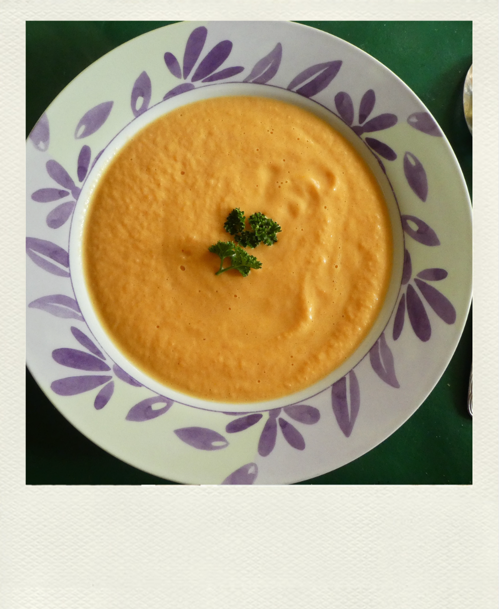 Golden Carrot Soup with a Hint of Honey