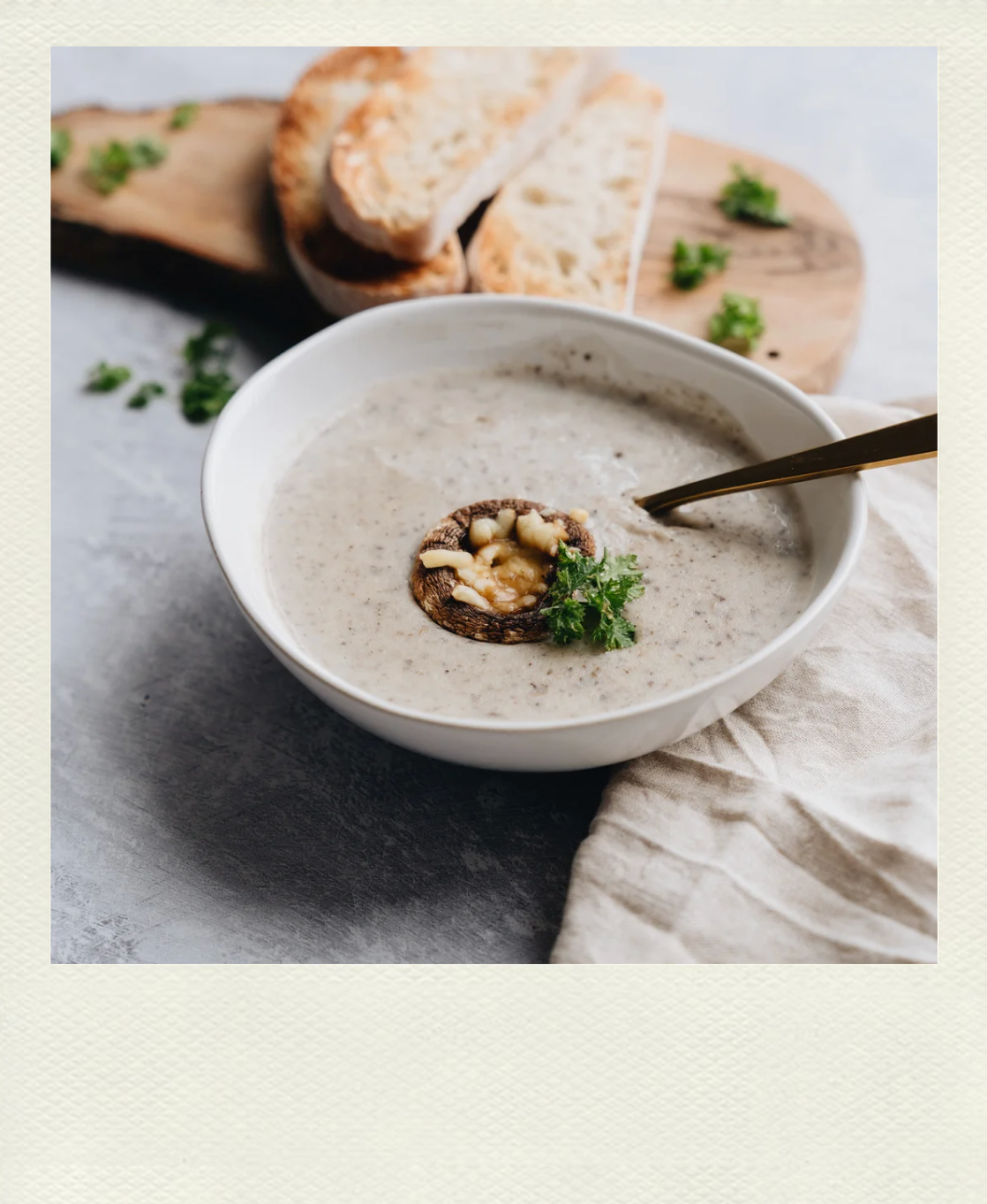 Recipe: Chestnut Mushroom Soup