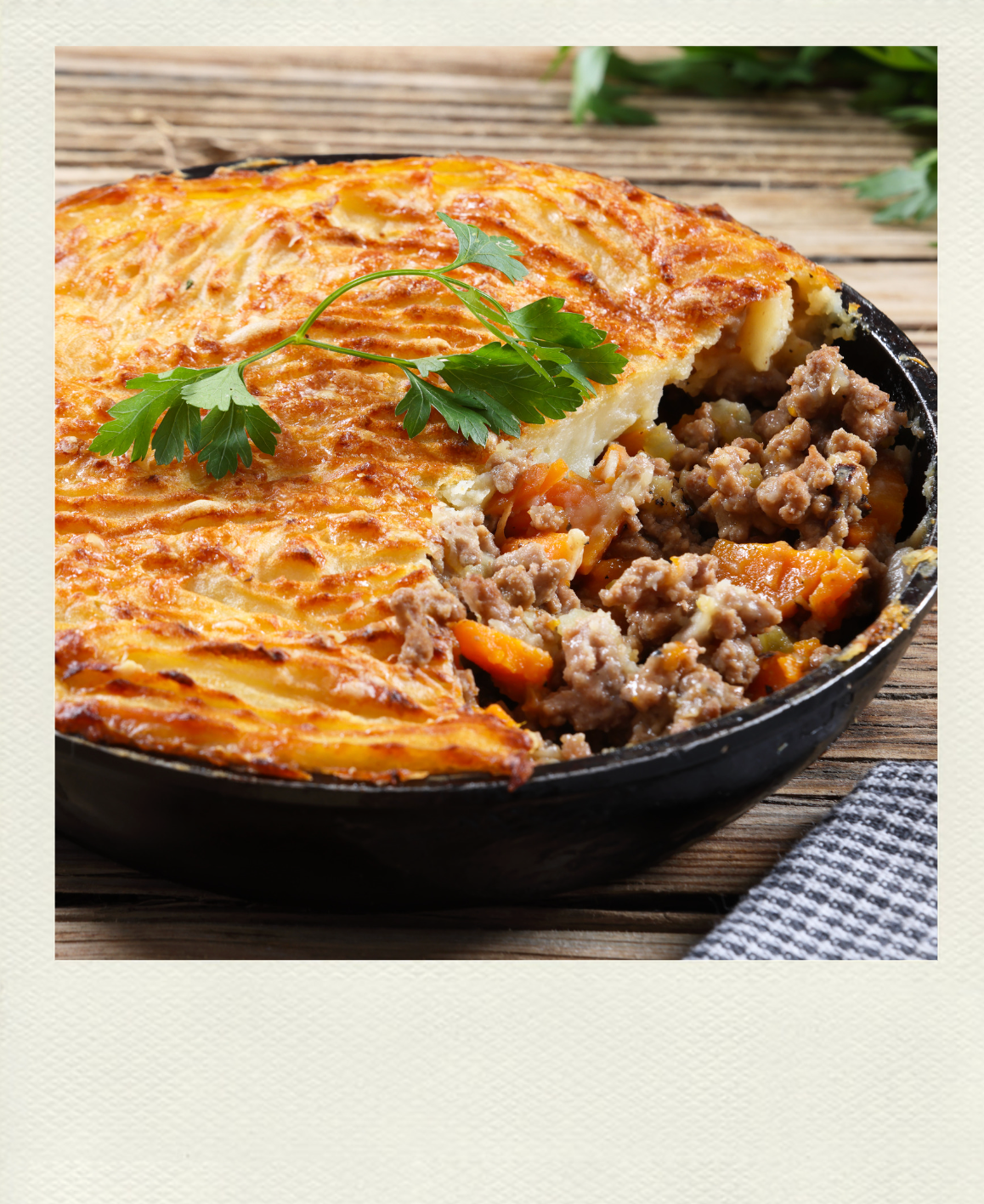 Shepherd's Pie with Sweet Potato Topping