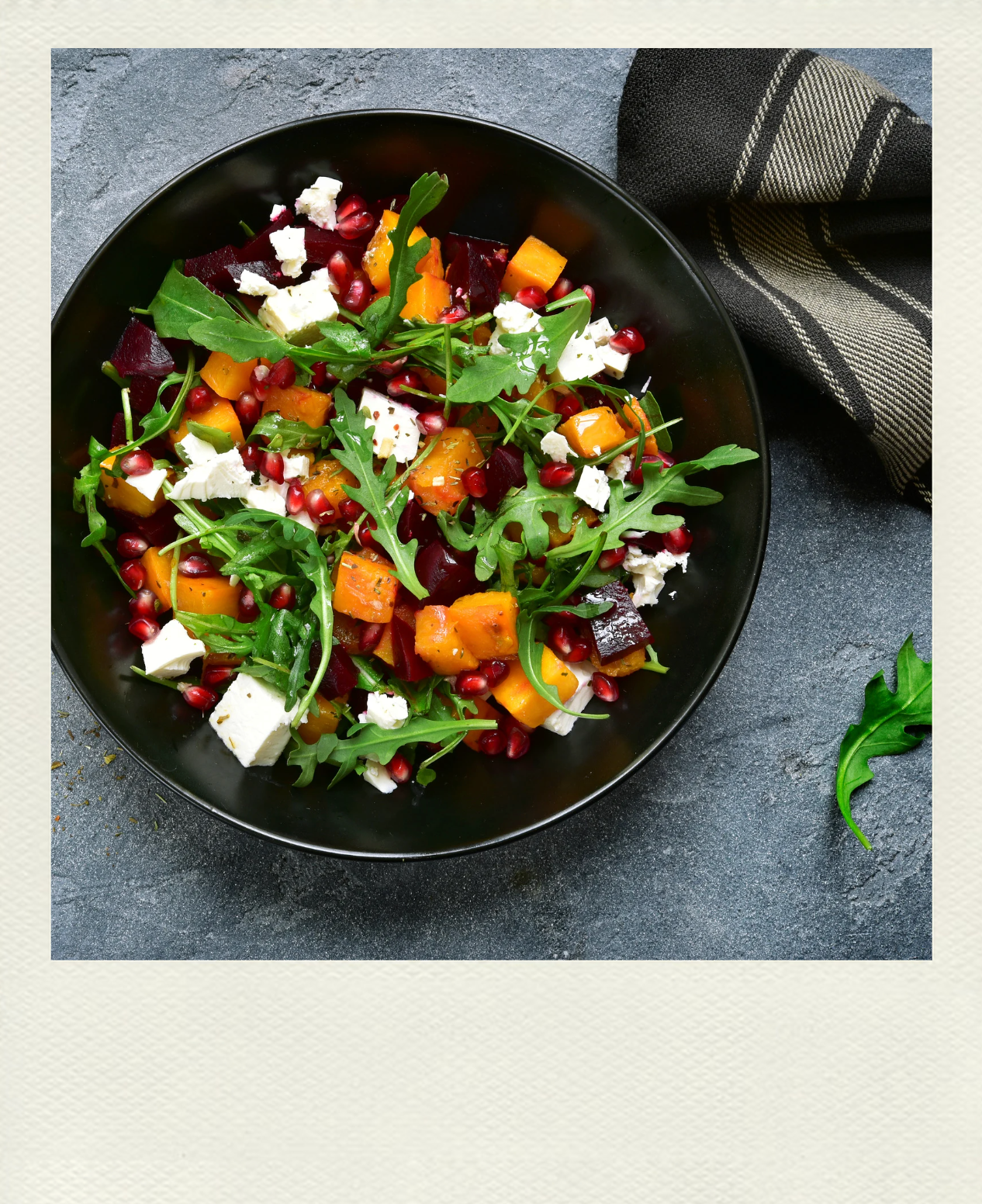 Autumn Field Greens with Spiced Pecans and Pomegranate