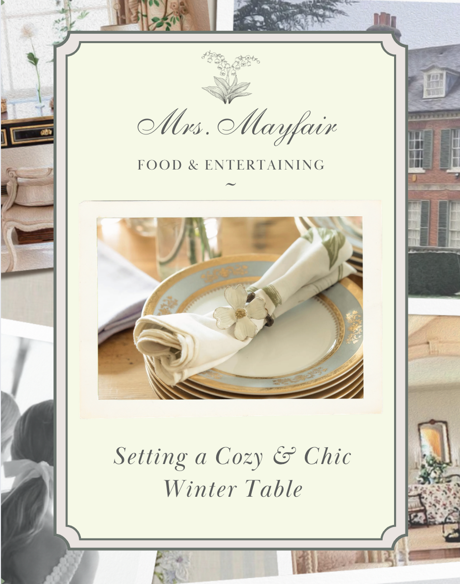 Setting a Cozy and Chic Winter Table