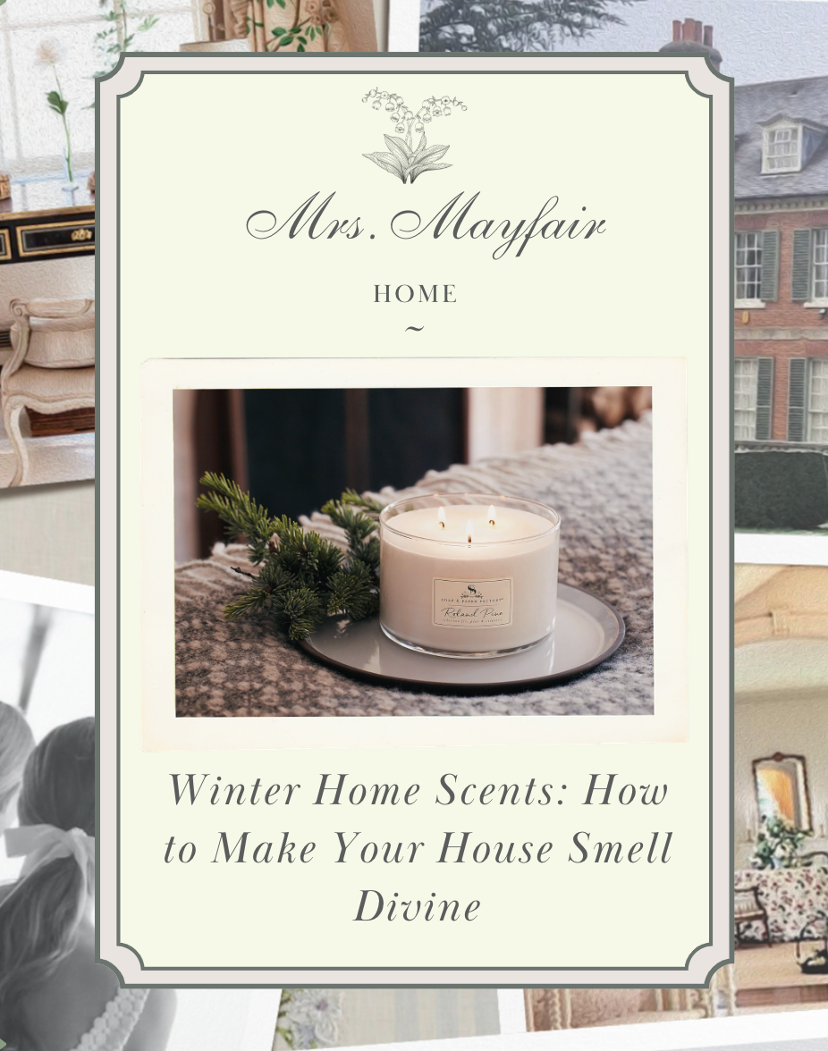 Winter Home Scents: How to Make Your House Smell Divine