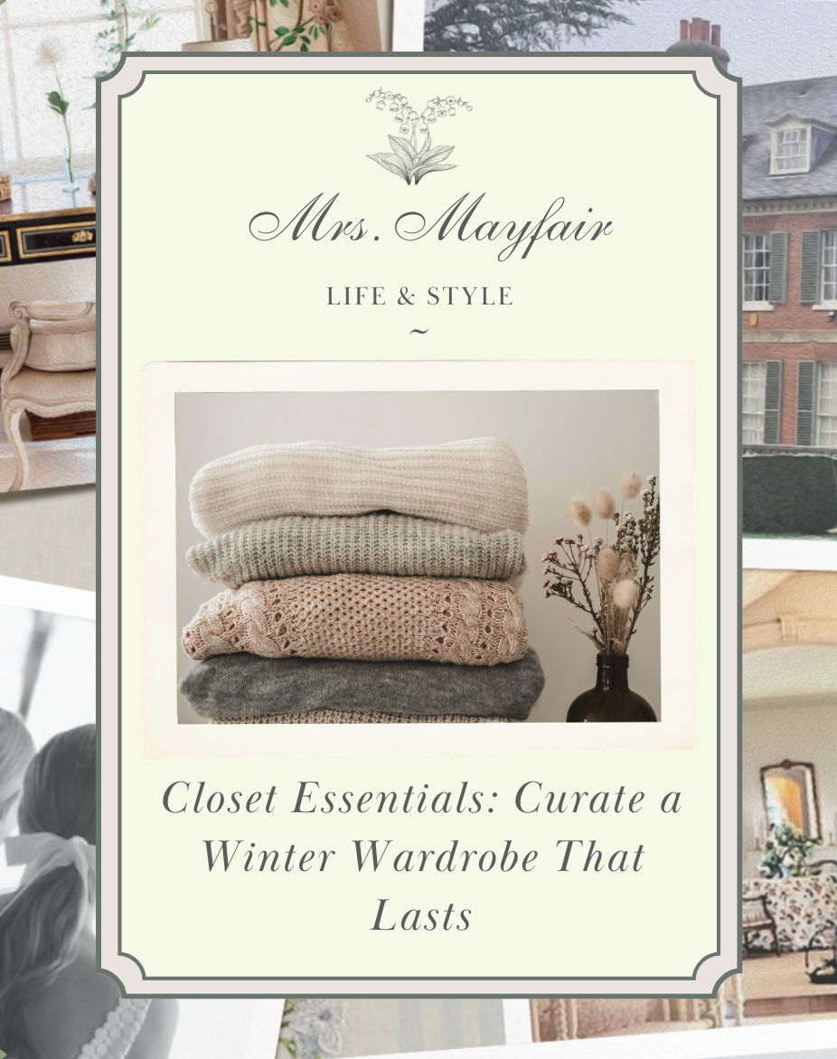 Closet Essentials: Curate a Winter Wardrobe That Lasts