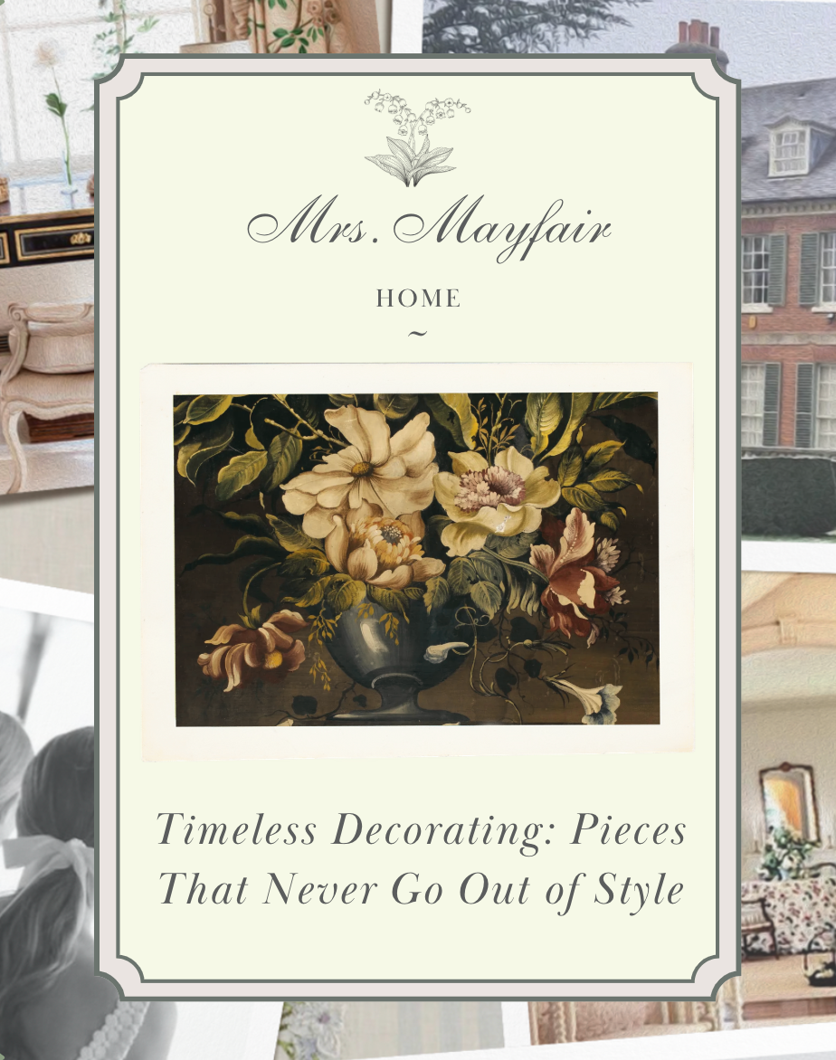 Timeless Decorating: Pieces That Never Go Out of Style