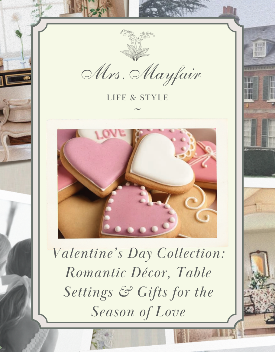 Valentine’s Day Collection: Romantic Décor, Table Settings and Gifts for the Season of Love