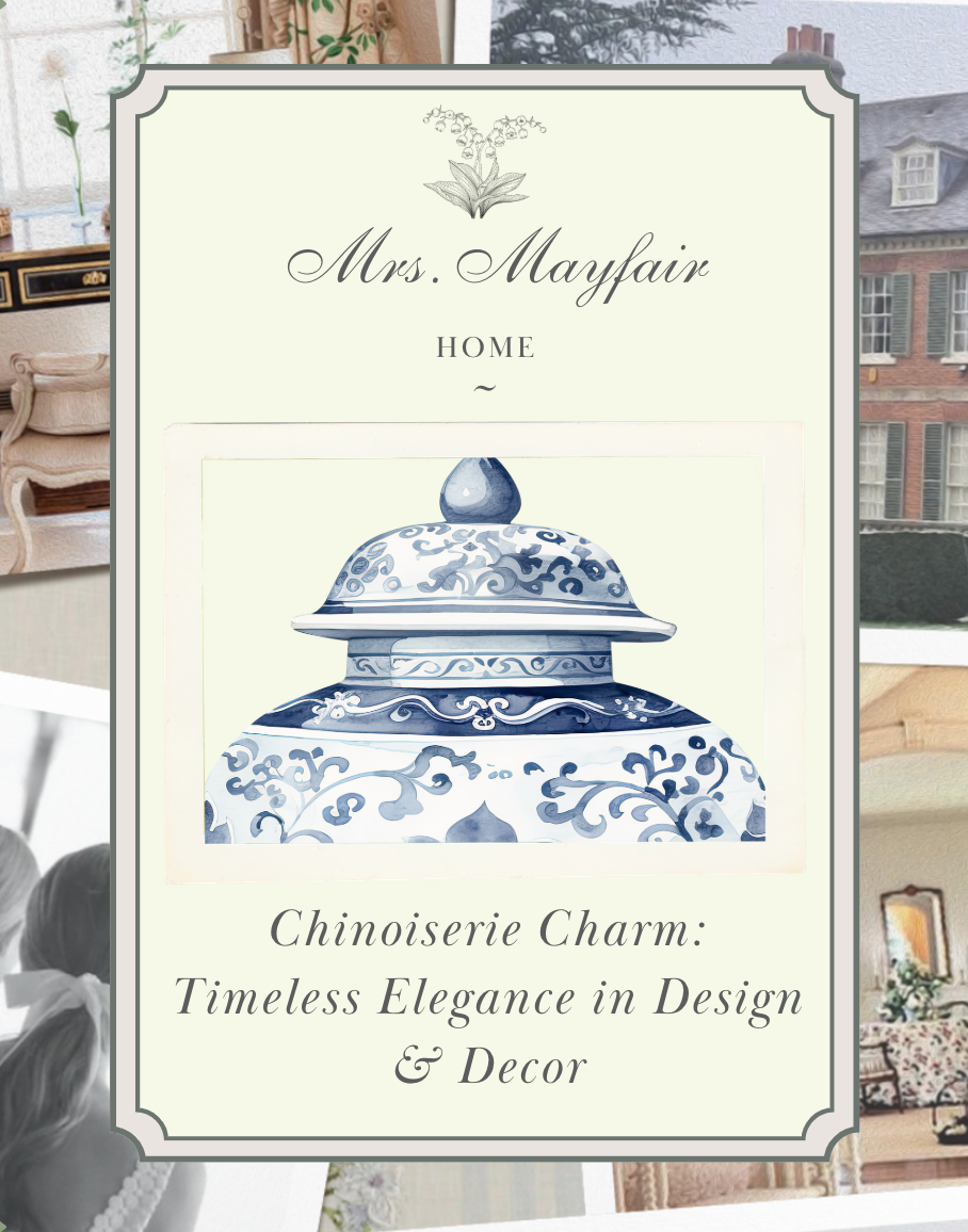 Chinoiserie Charm: Timeless Elegance in Design and Decor