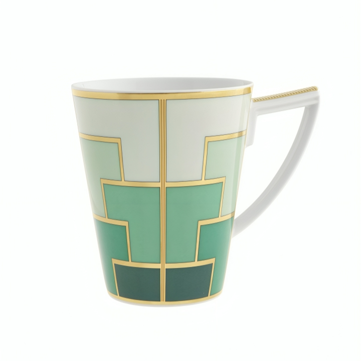 Emerald Porcelain Mug