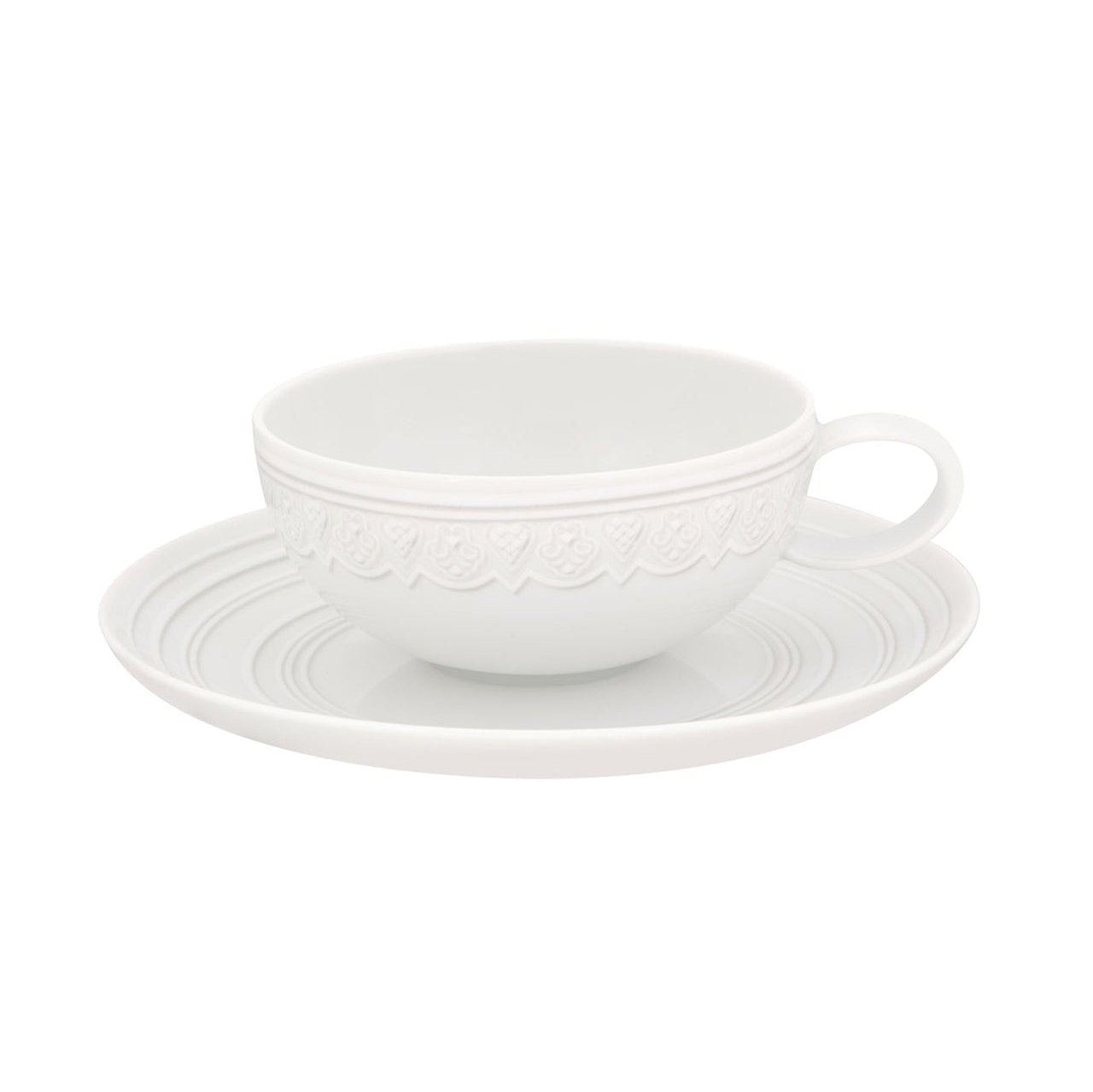 Vista Alegre Ornament Tea Cups & Saucers (Set of 6)