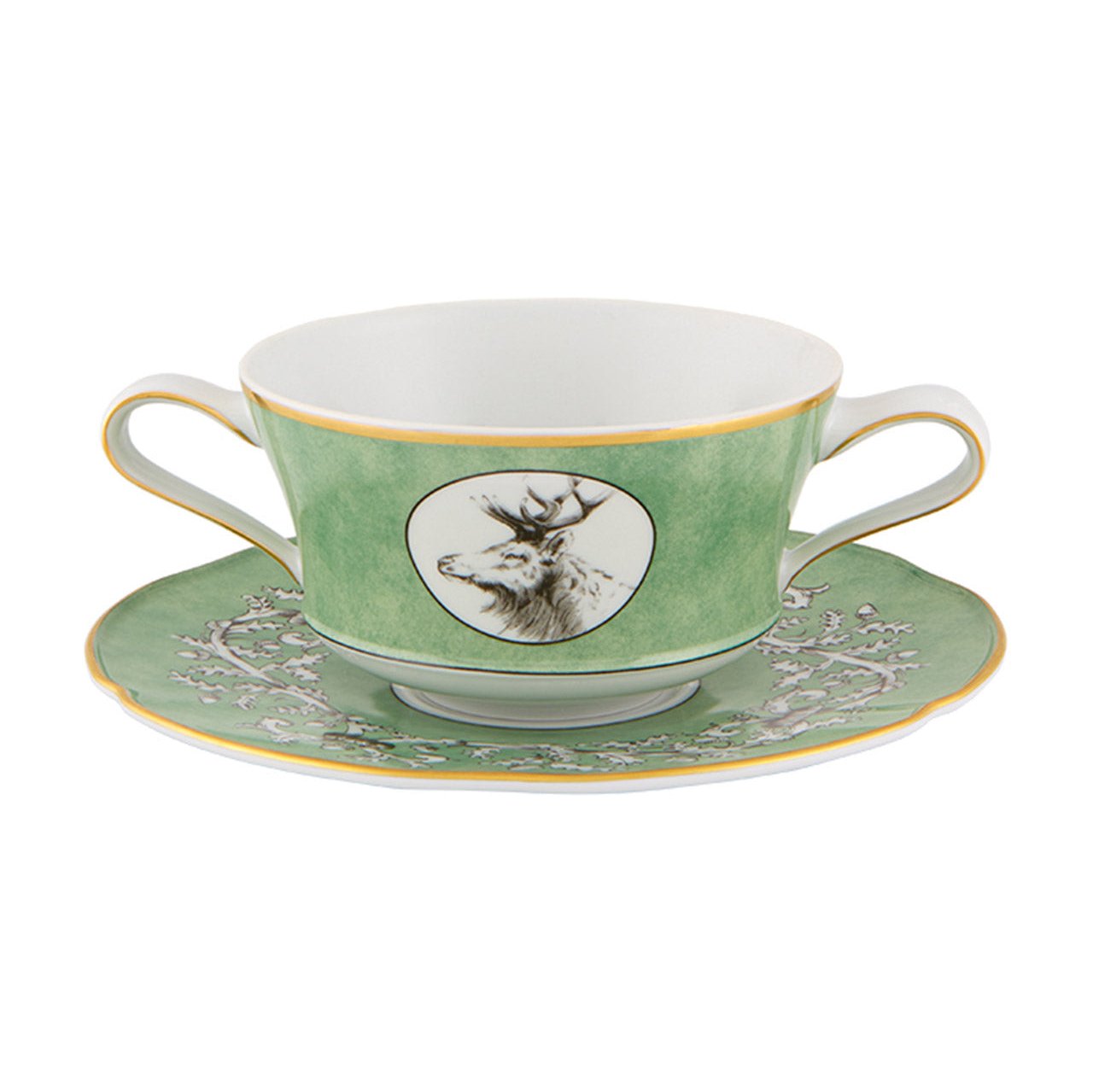 Vista Alegre Casa de Alba Consomme Cup & Saucer