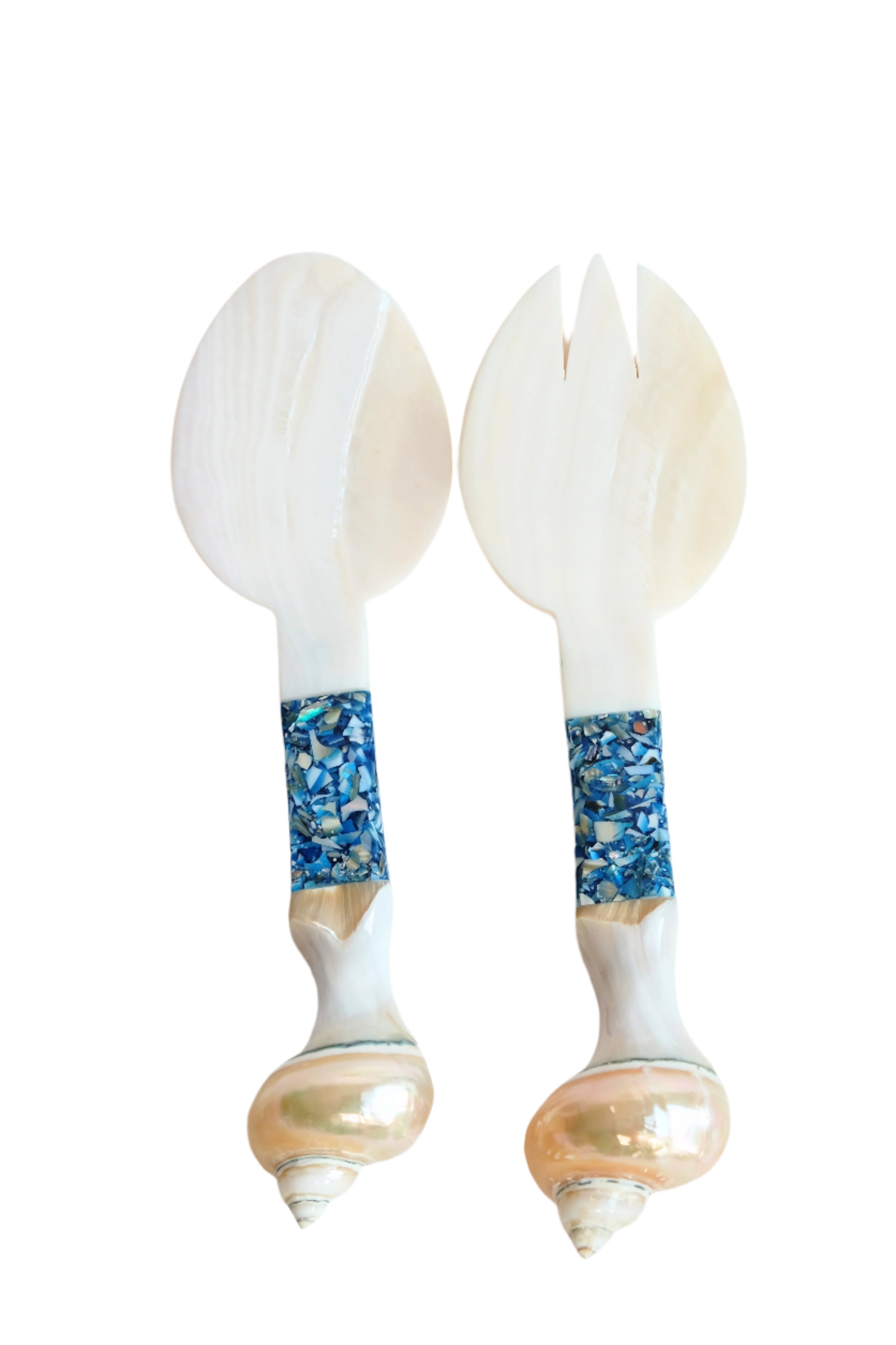 Seashell Serving Set in Blue