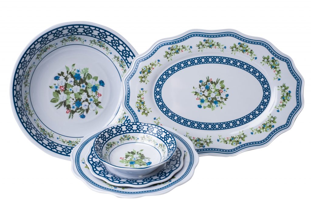 Trellis and Topiary MELAMINE DINNERWARE COLLECTION