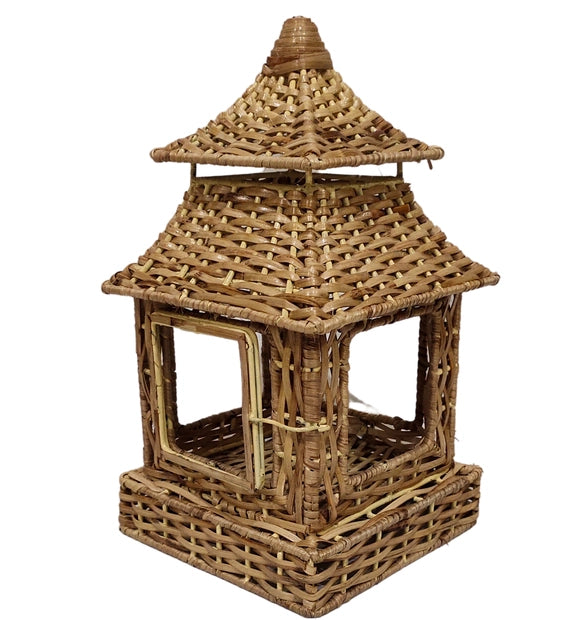 The Enchanted Home Wicker Pagoda Lantern