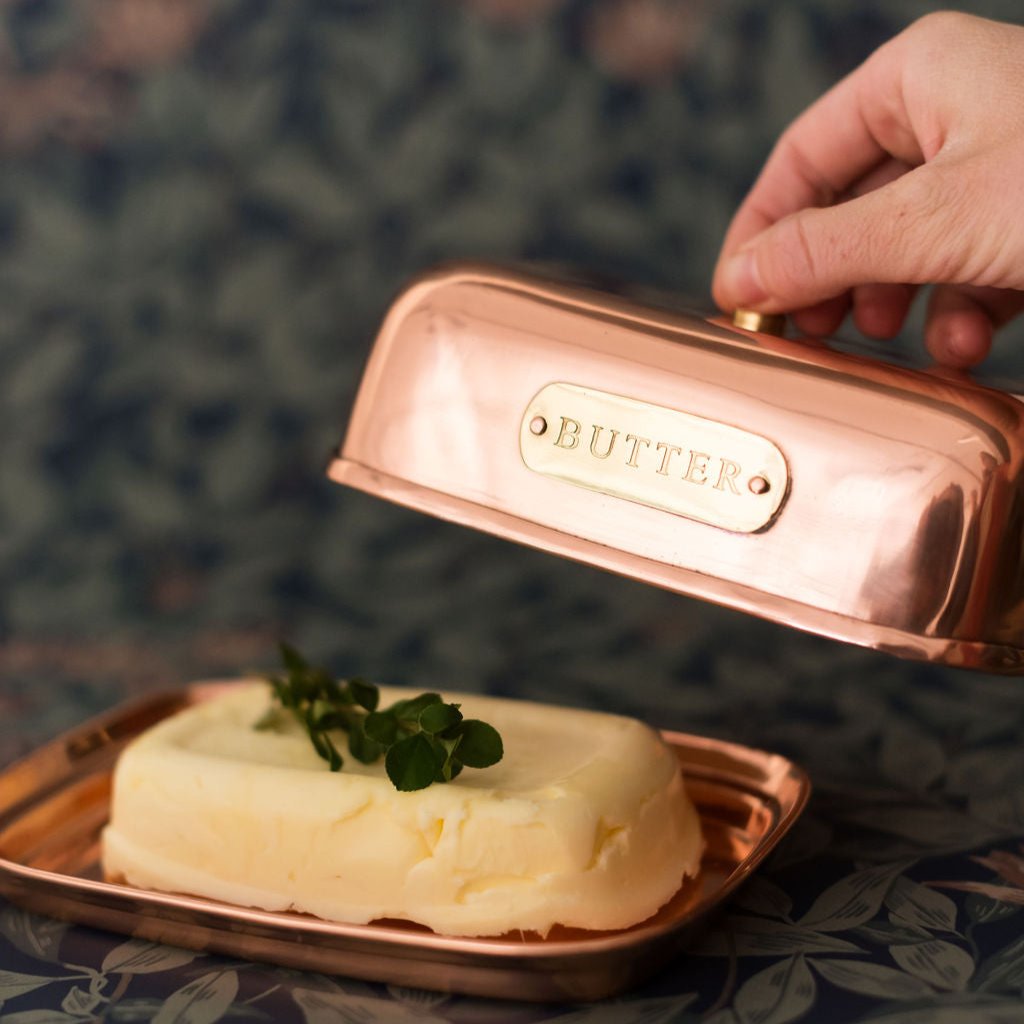 Copper Butter Dish