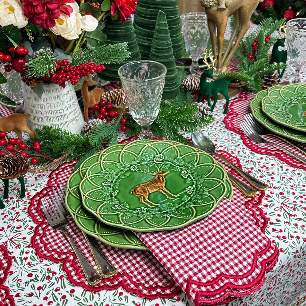 Bettina Placemat - Red Gingham (Set of 4)