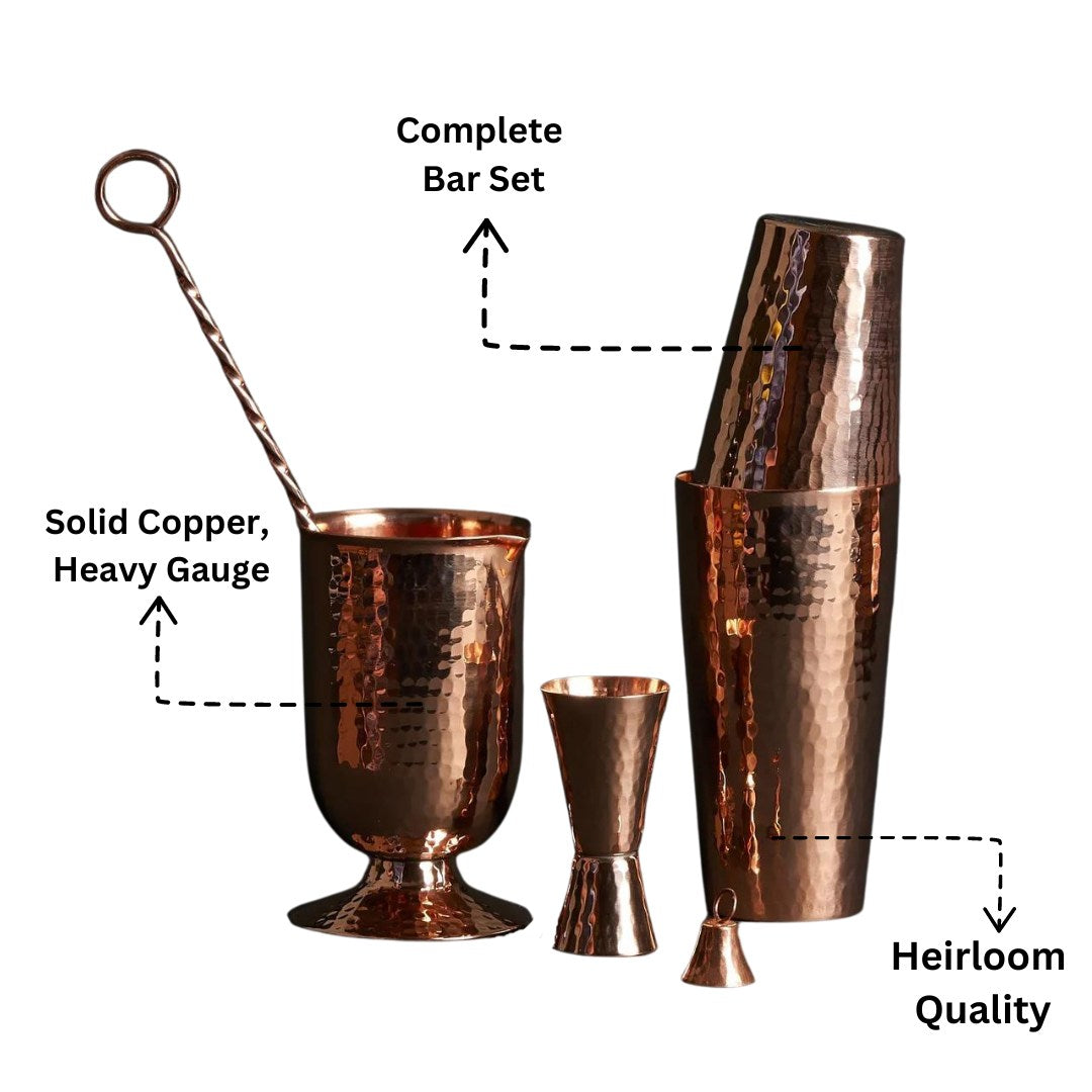 Essential Copper Mixologist Set