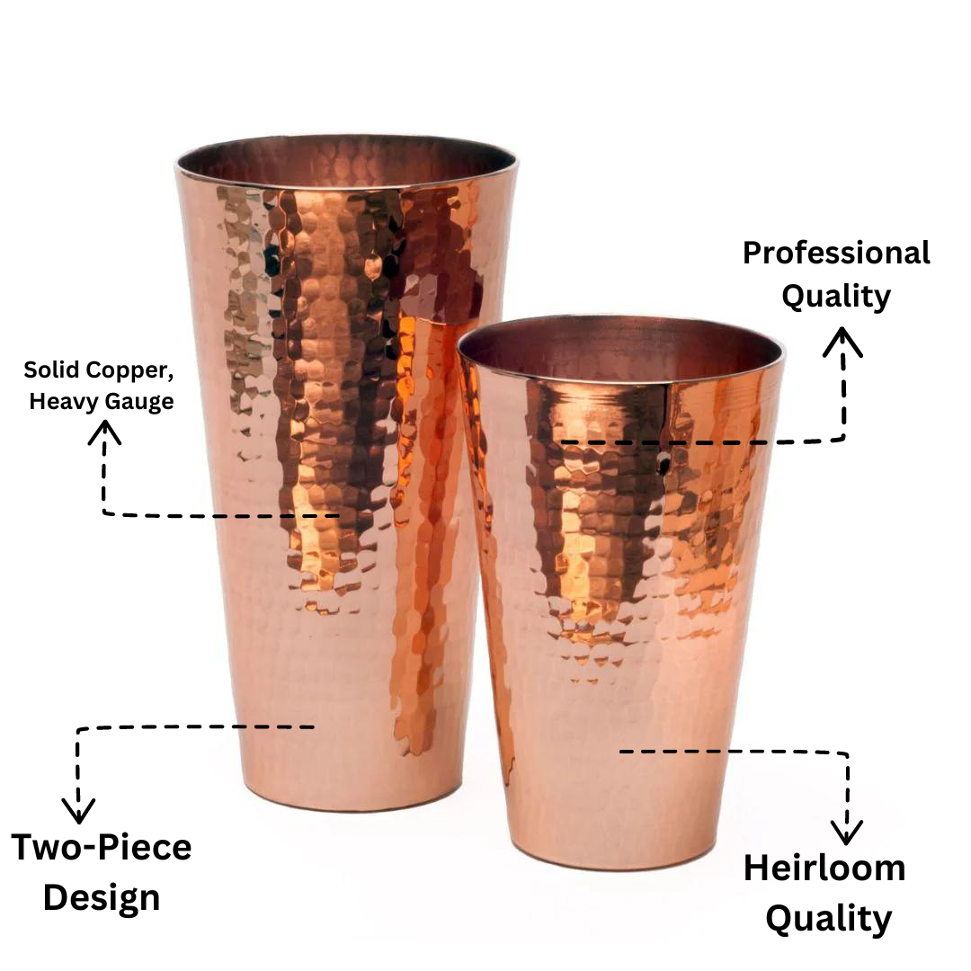 Copper Boston Shaker Set