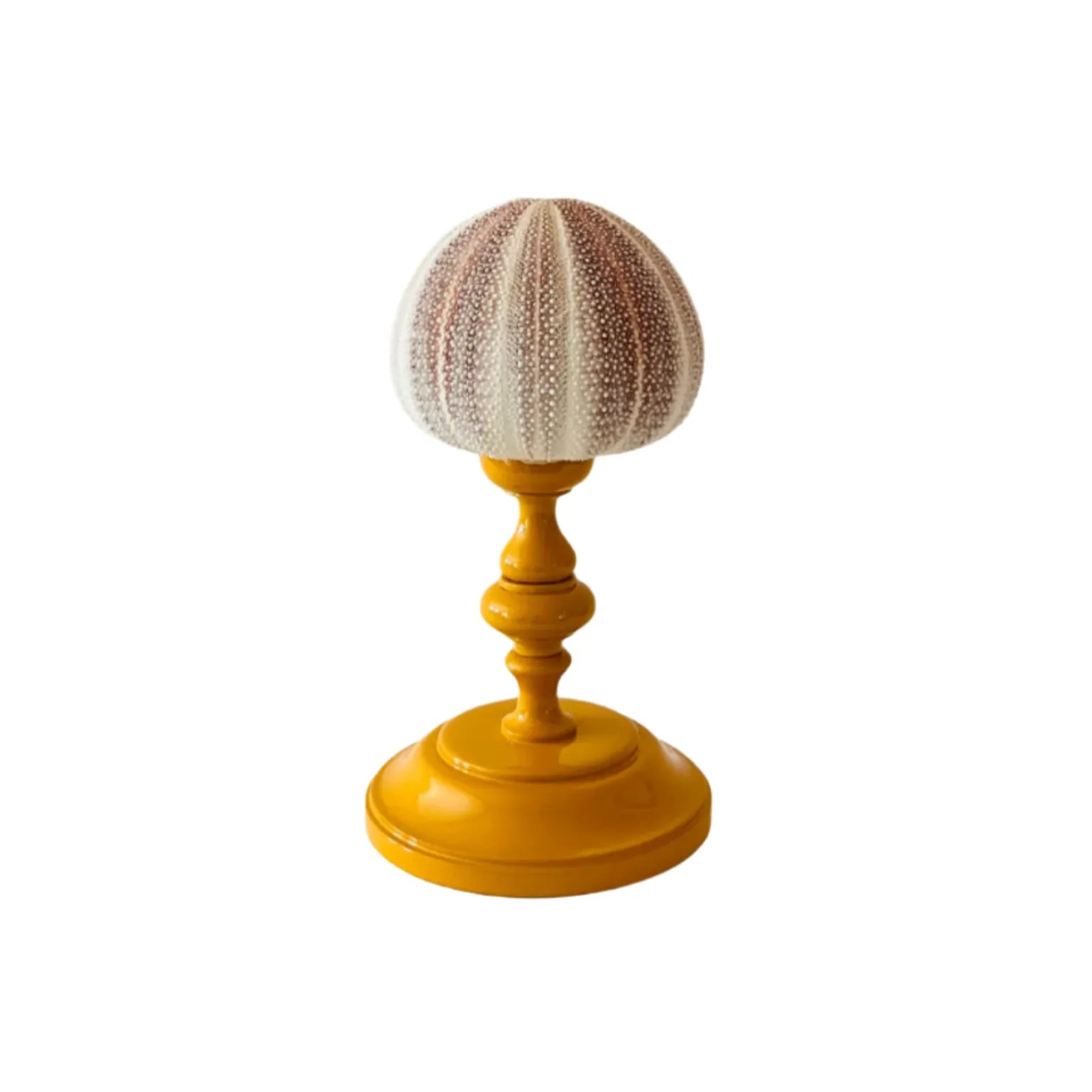 Noto Lacquered Sea Urchin Object, Yellow