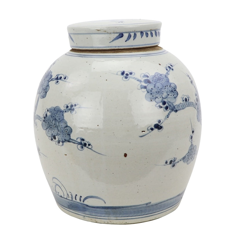 Cherry Blossom Flat Top Jar