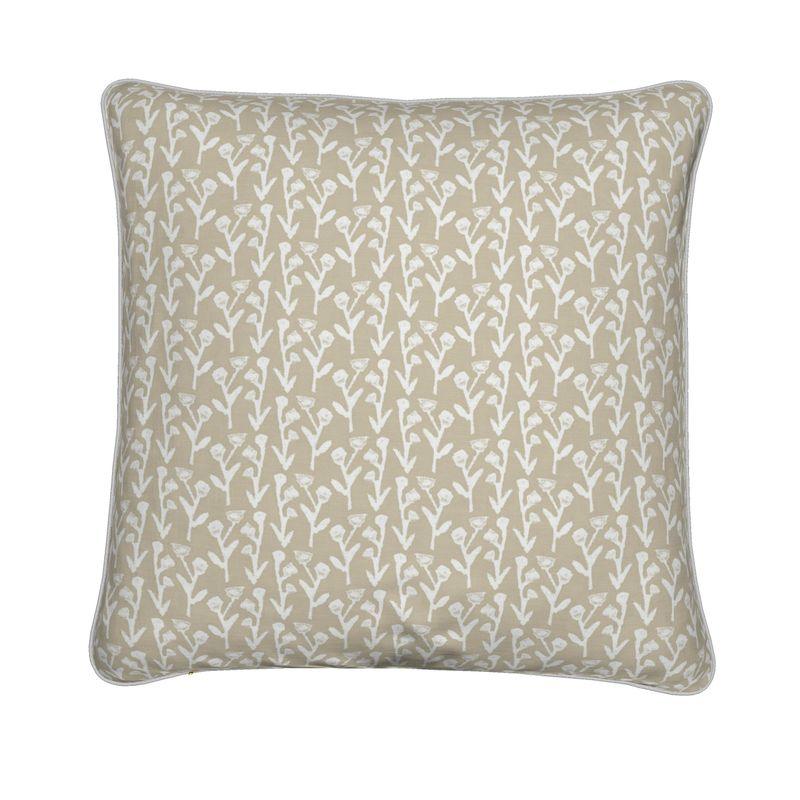 Ivy Manor Throw Pillow (Oat)