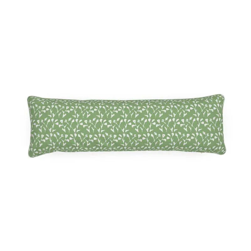 Erin Donahue Tice Genevieve Bolster Pillow (Green)