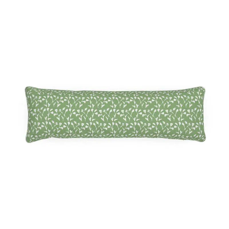 Erin Donahue Tice Genevieve Bolster Pillow (Green)