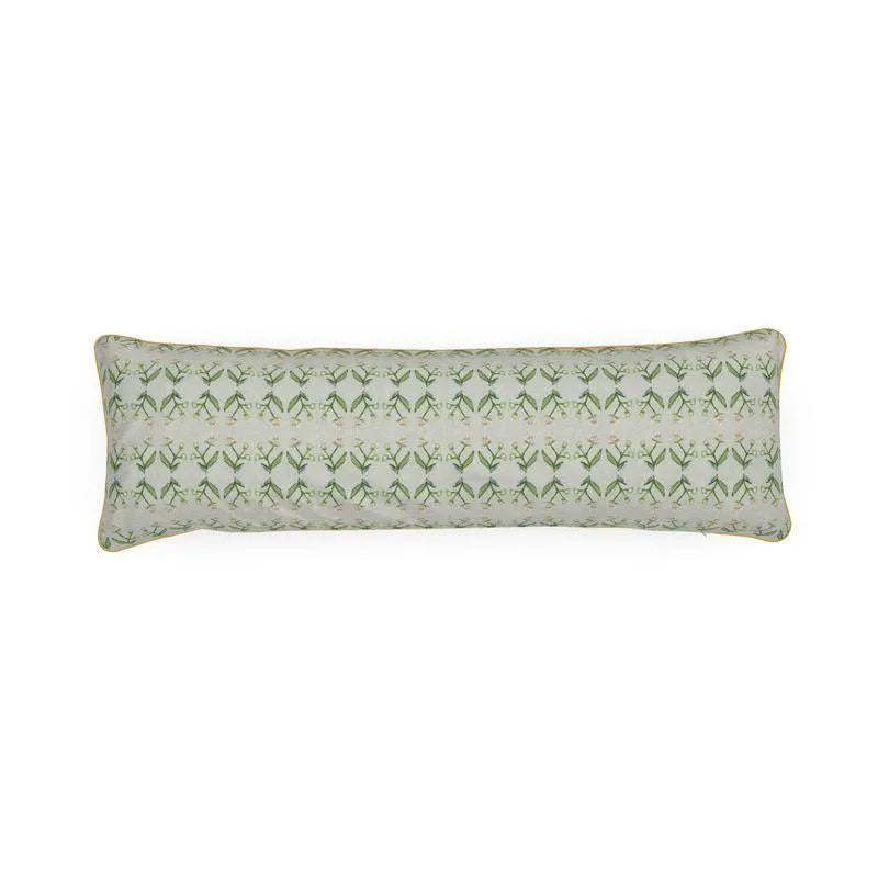 Petite Antonia Bolster Pillow (Sage & Pink)