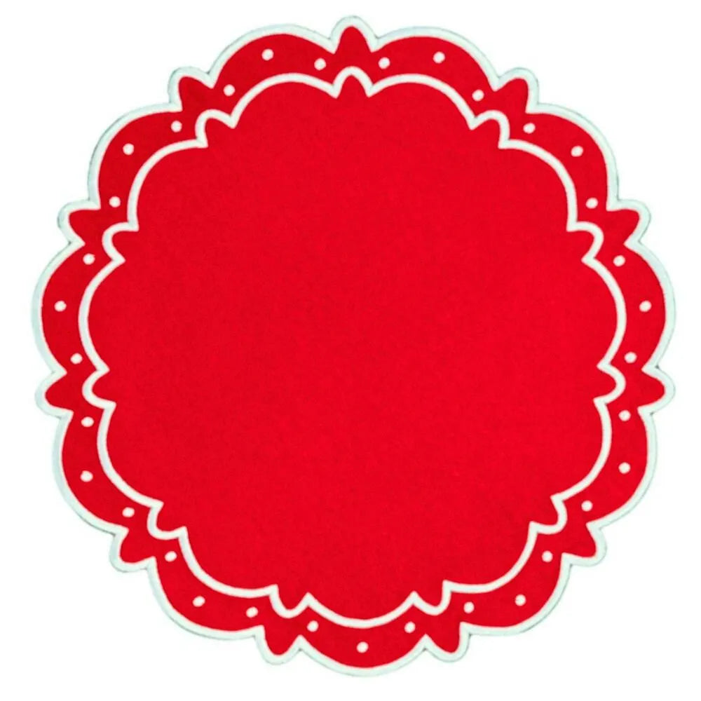 Ava Placemat - Red (Set of 4)