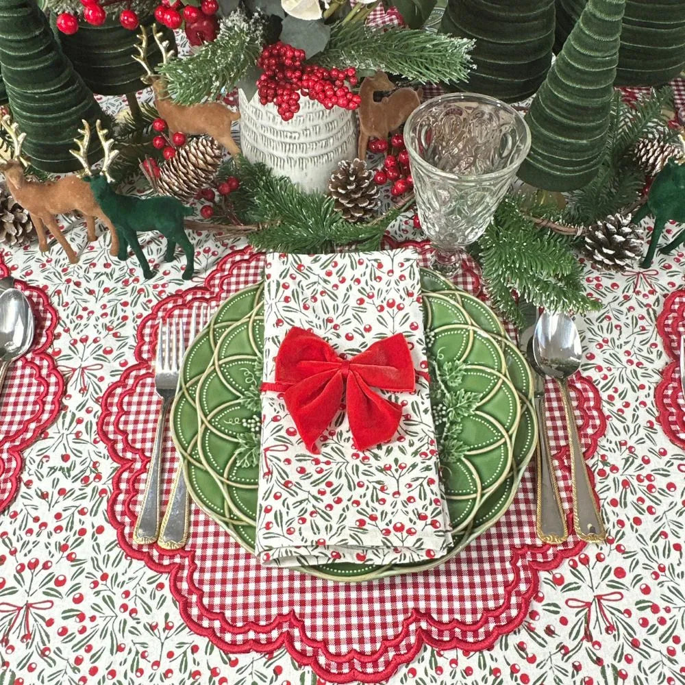 Mistletoe Napkin - (Set of 4)