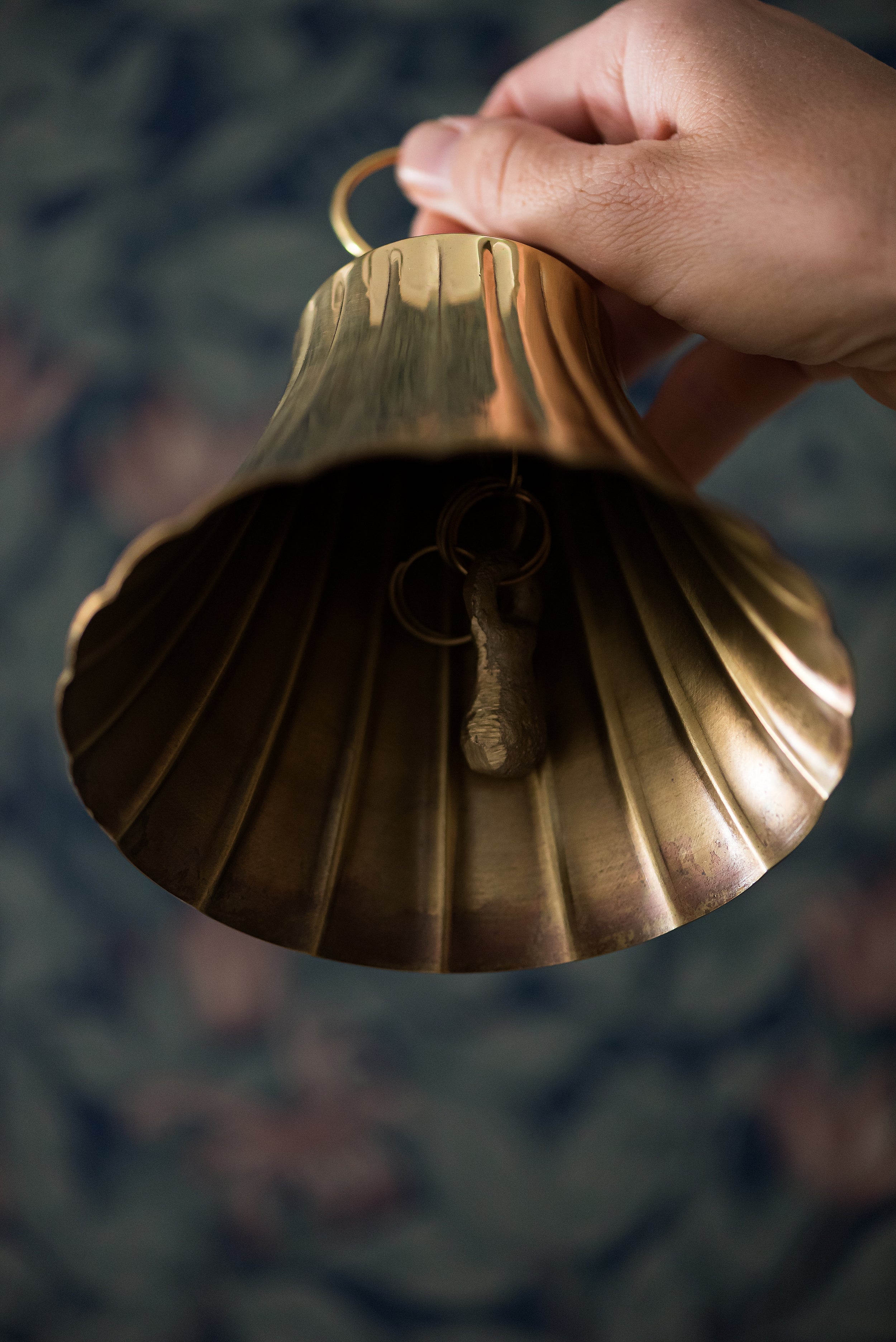 Scalloped Brass Bells