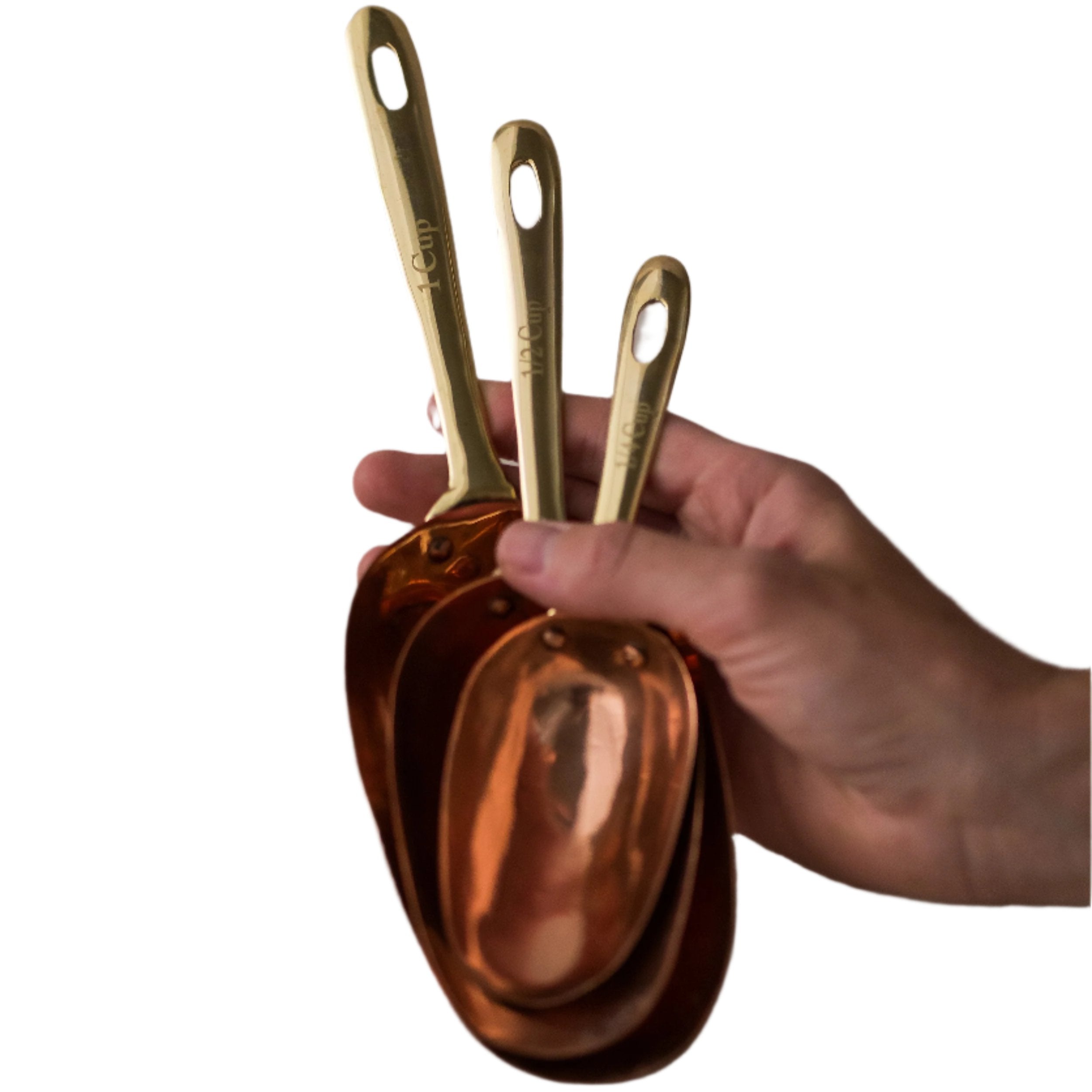 Copper Measuring Scoops