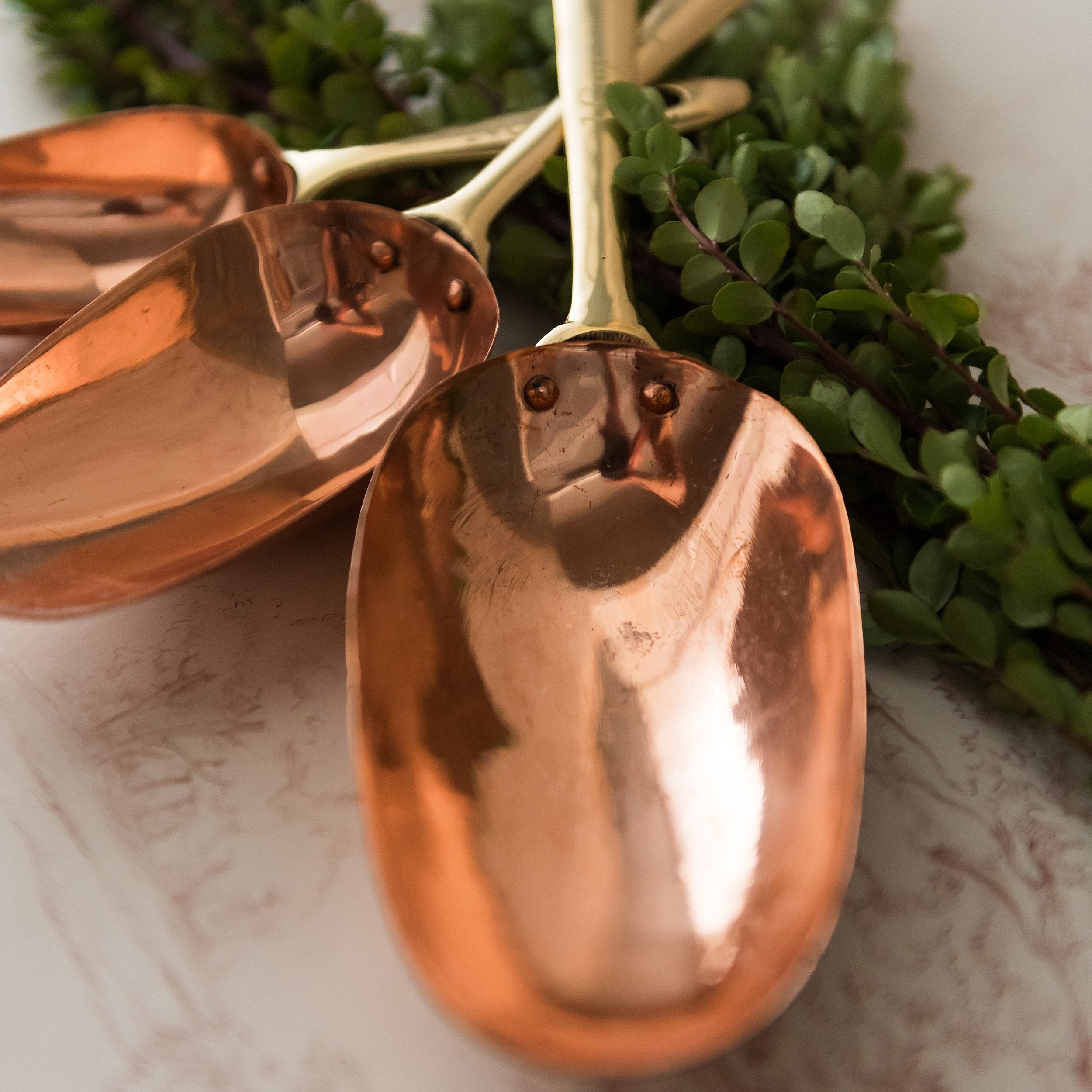 Copper Measuring Scoops