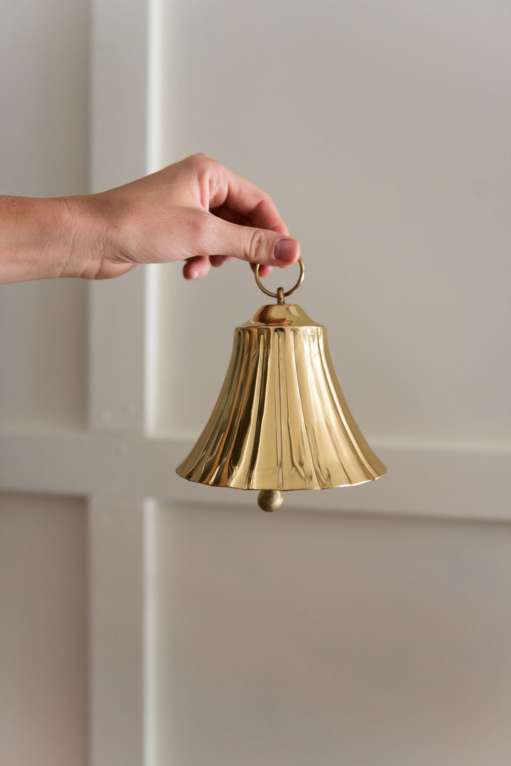 Scalloped Brass Bells