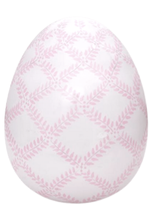 Pink Lattice Egg