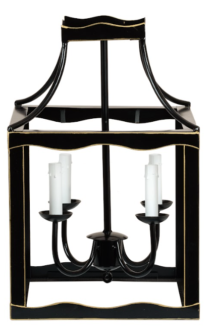 Black & GOLD MEDIUM LANTERN