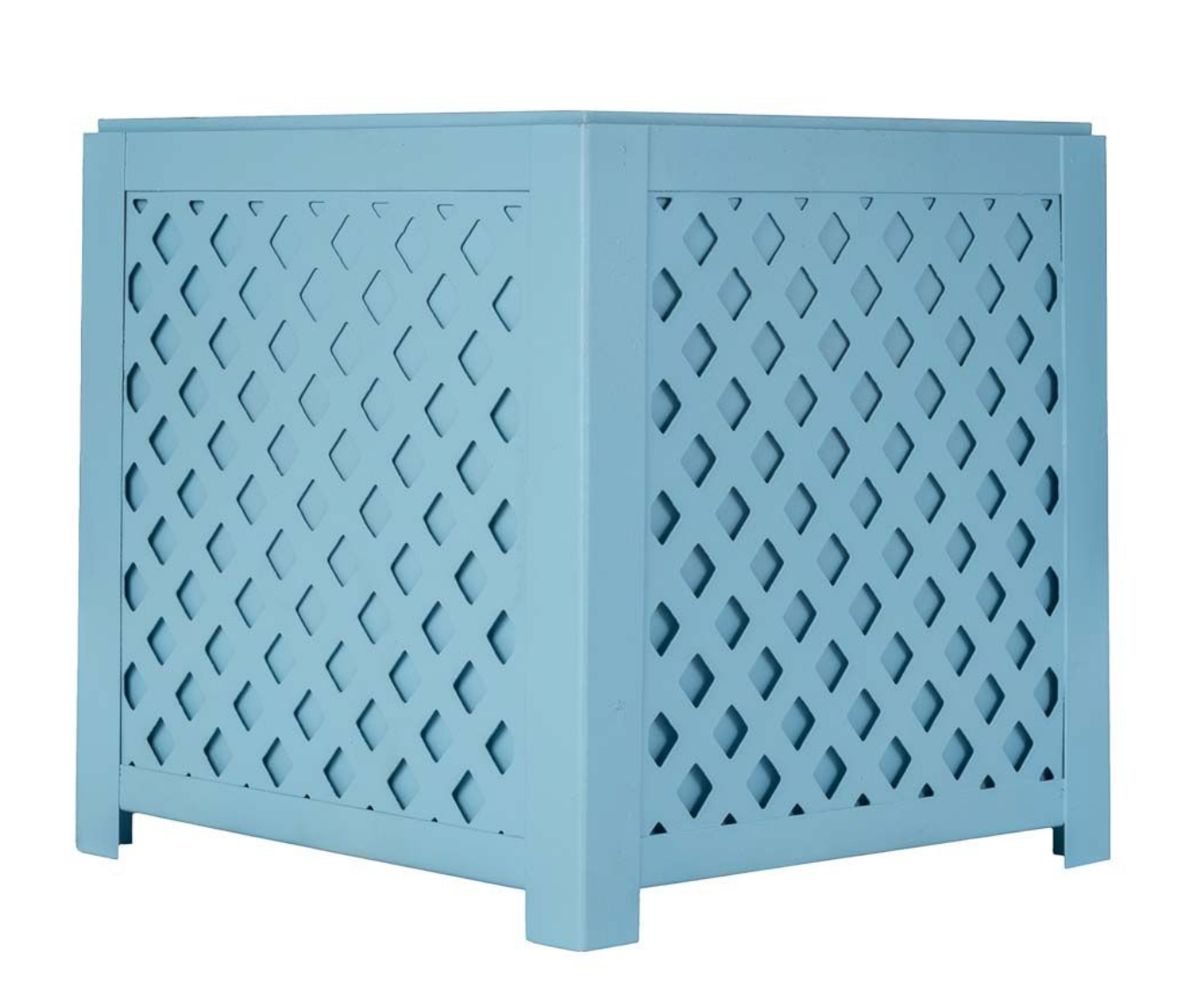 Blue Lattice Planter