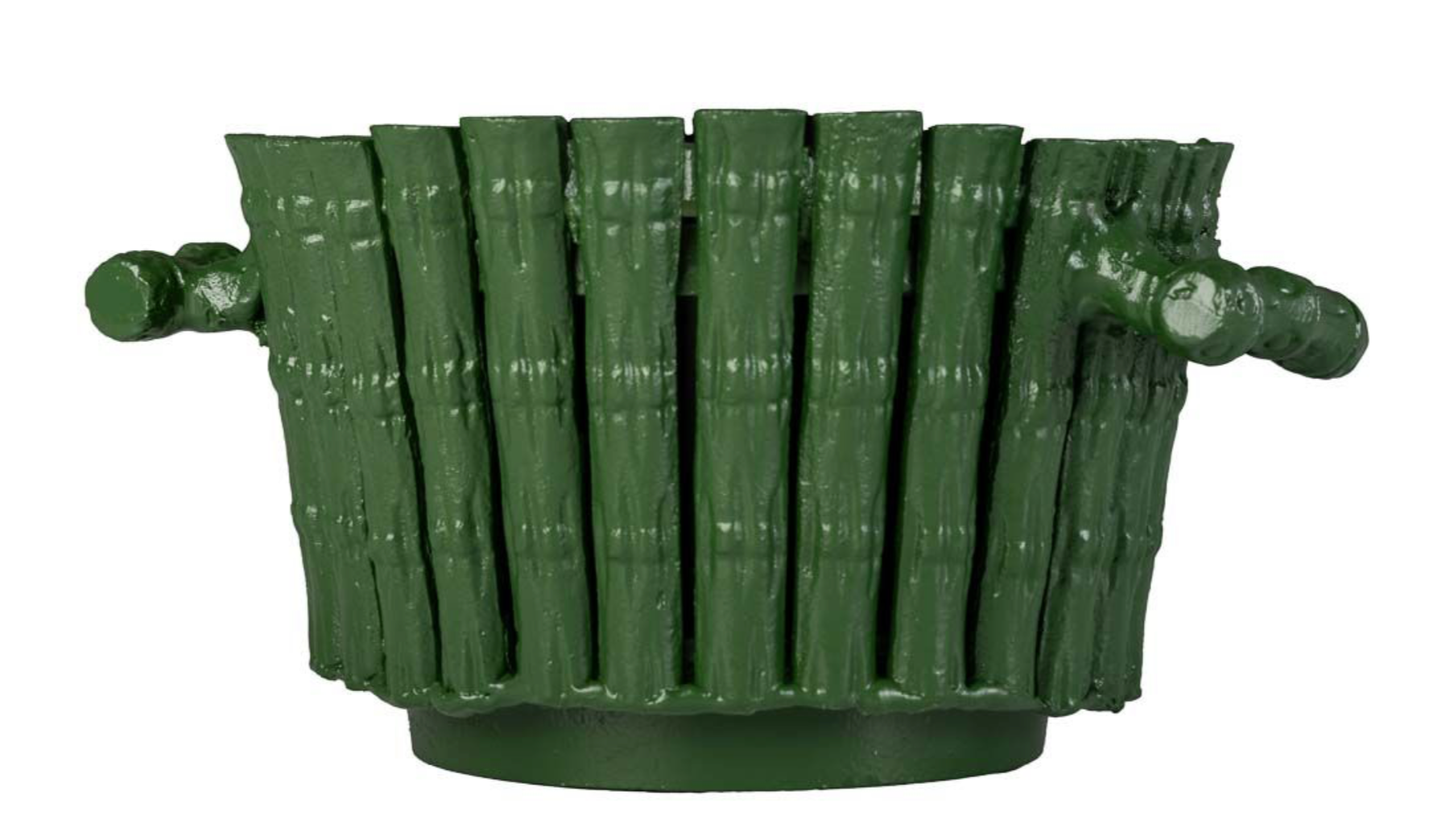 Moss Green Bamboo Planter