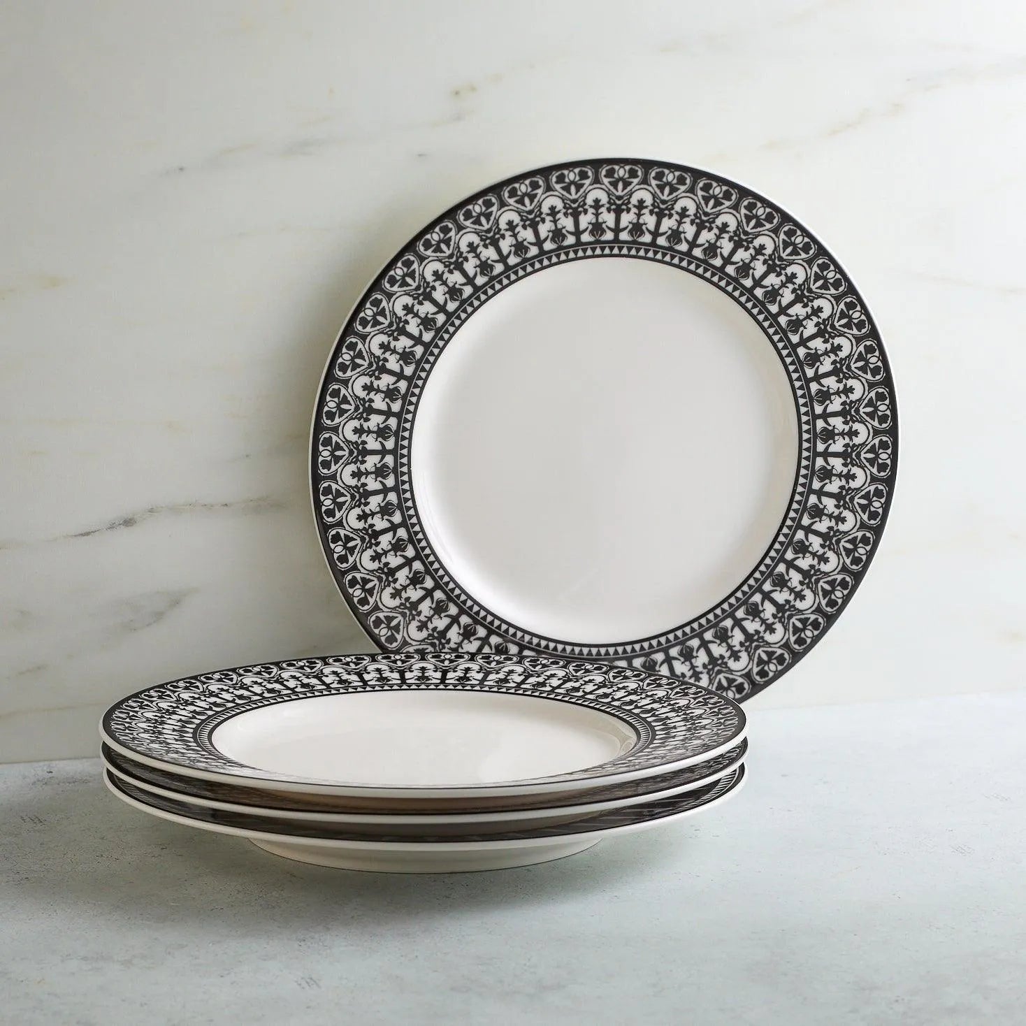 Caskata Wholesale Casablanca Rimmed Salad Plate