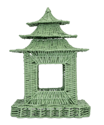 Spring Green Scalloped Pagoda