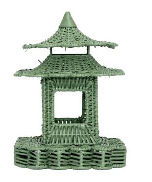 Spring Green Scalloped Pagoda