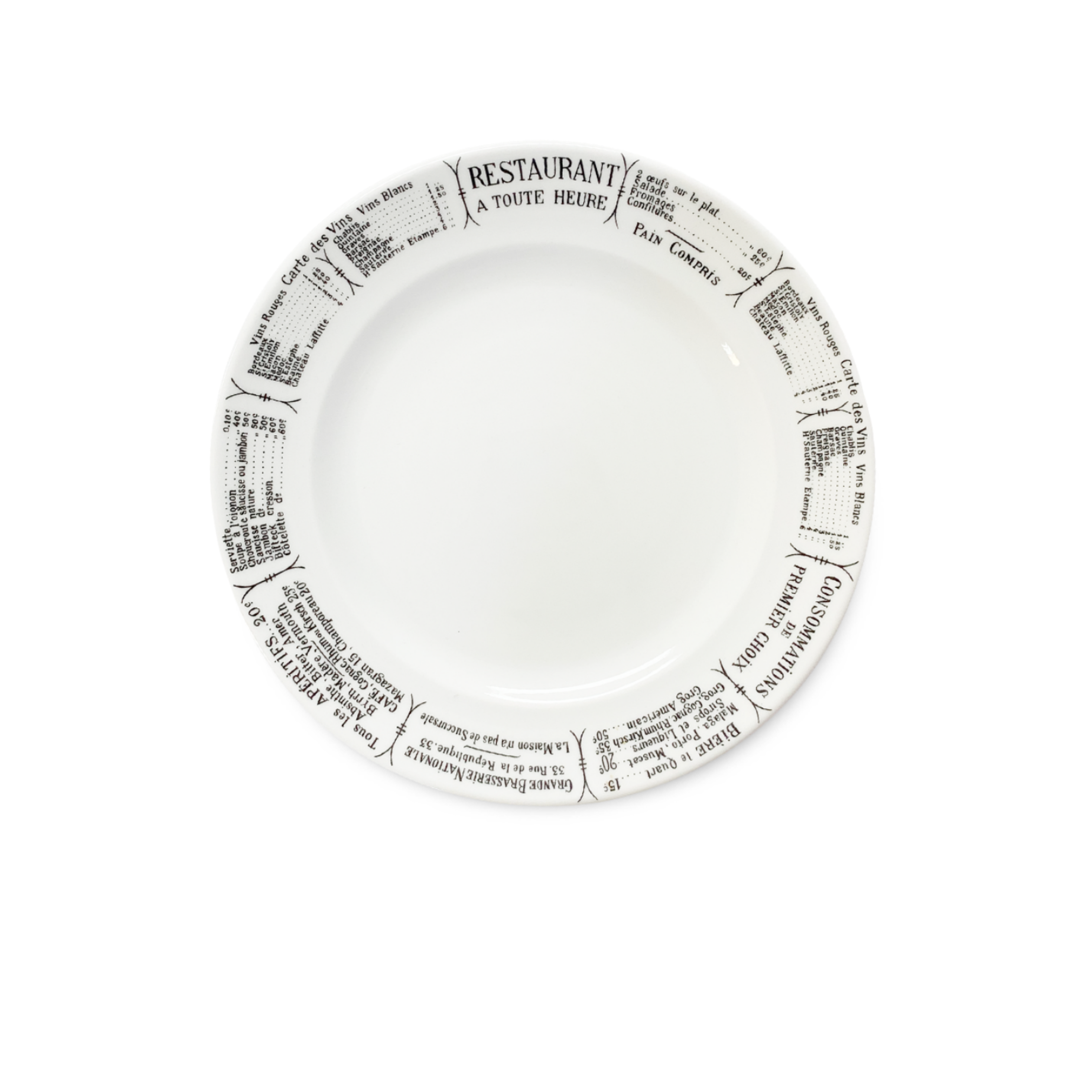 Brasserie Plates, Sets of 4