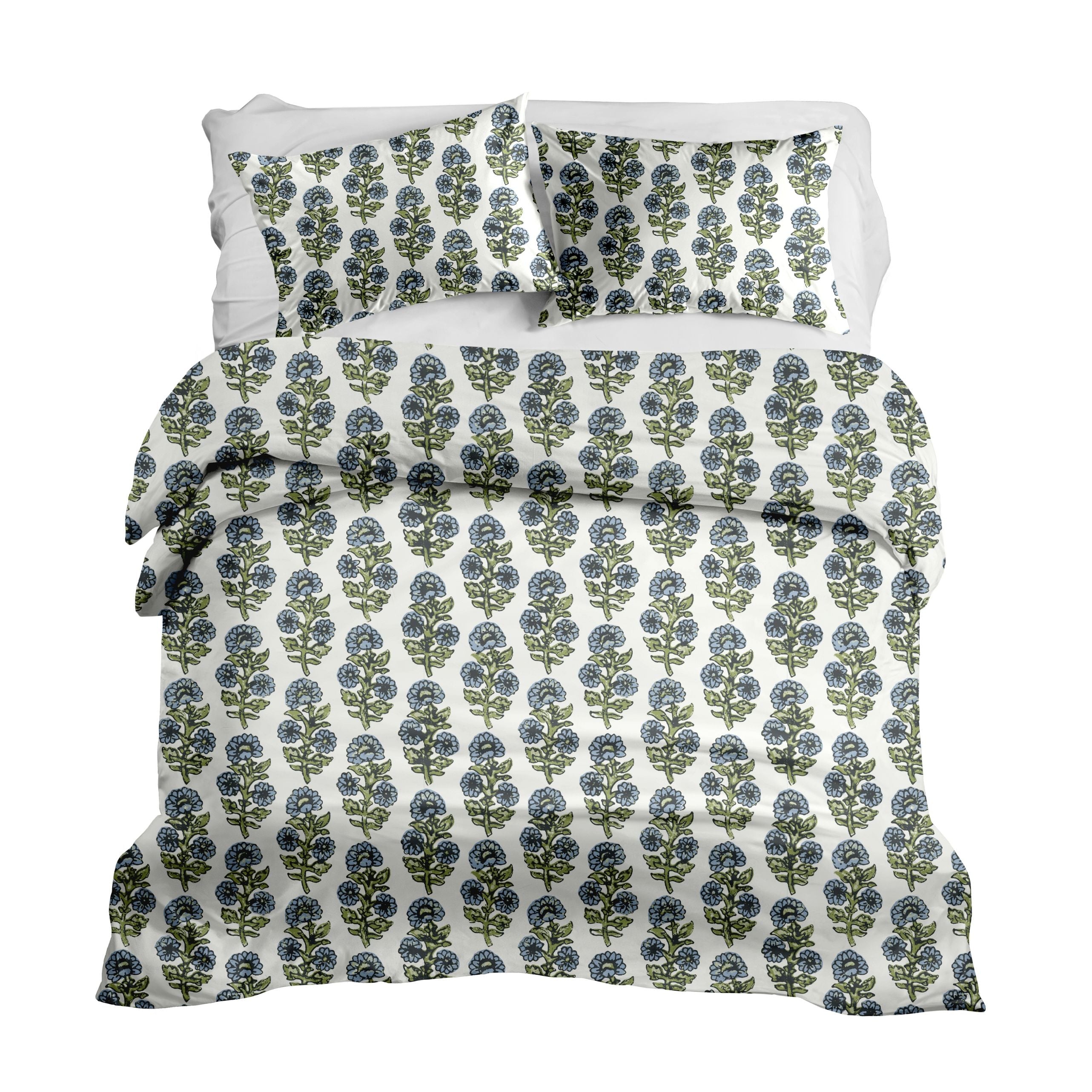 Kathryn in Rain Duvet Cover