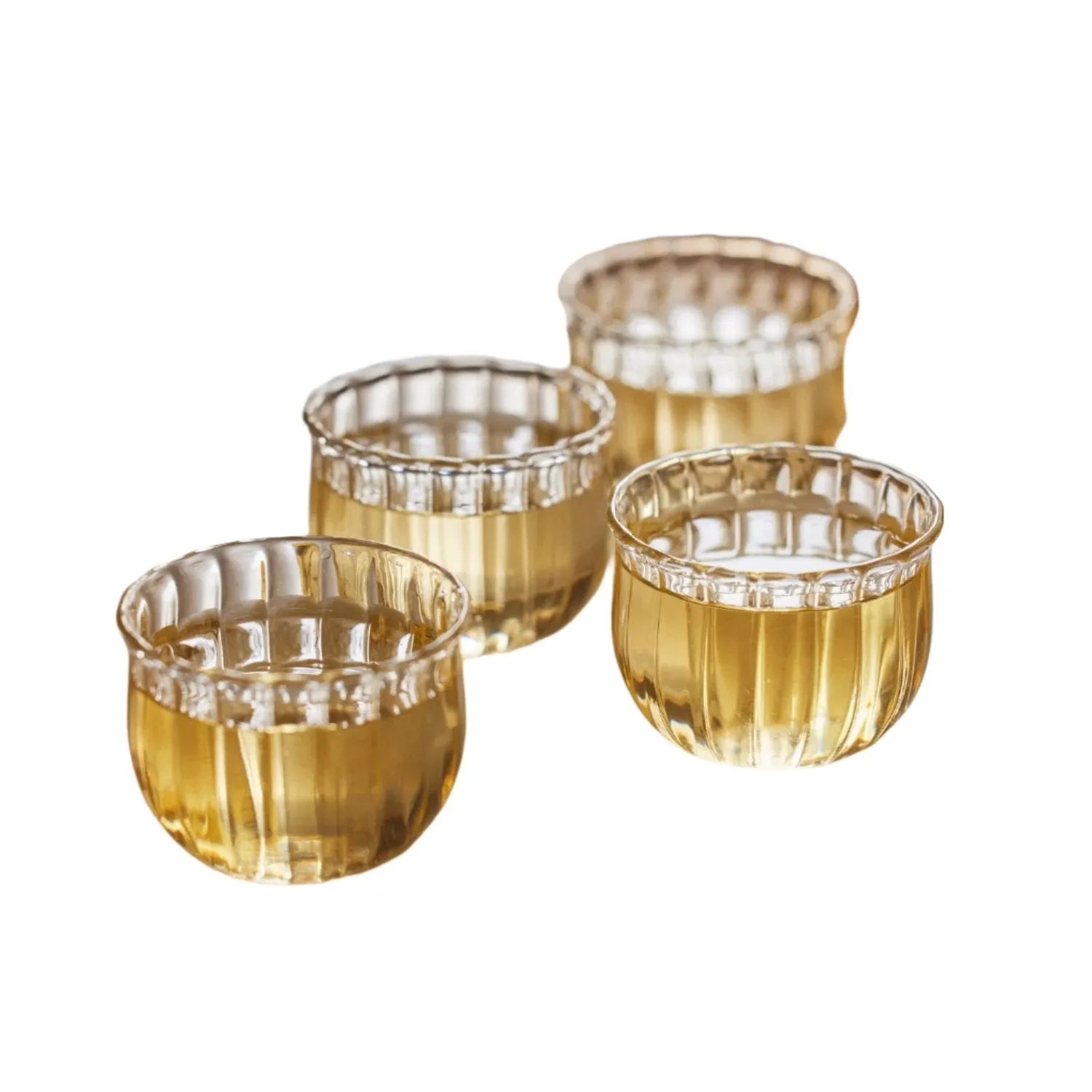 Kira Small Glass Cups - set of 4