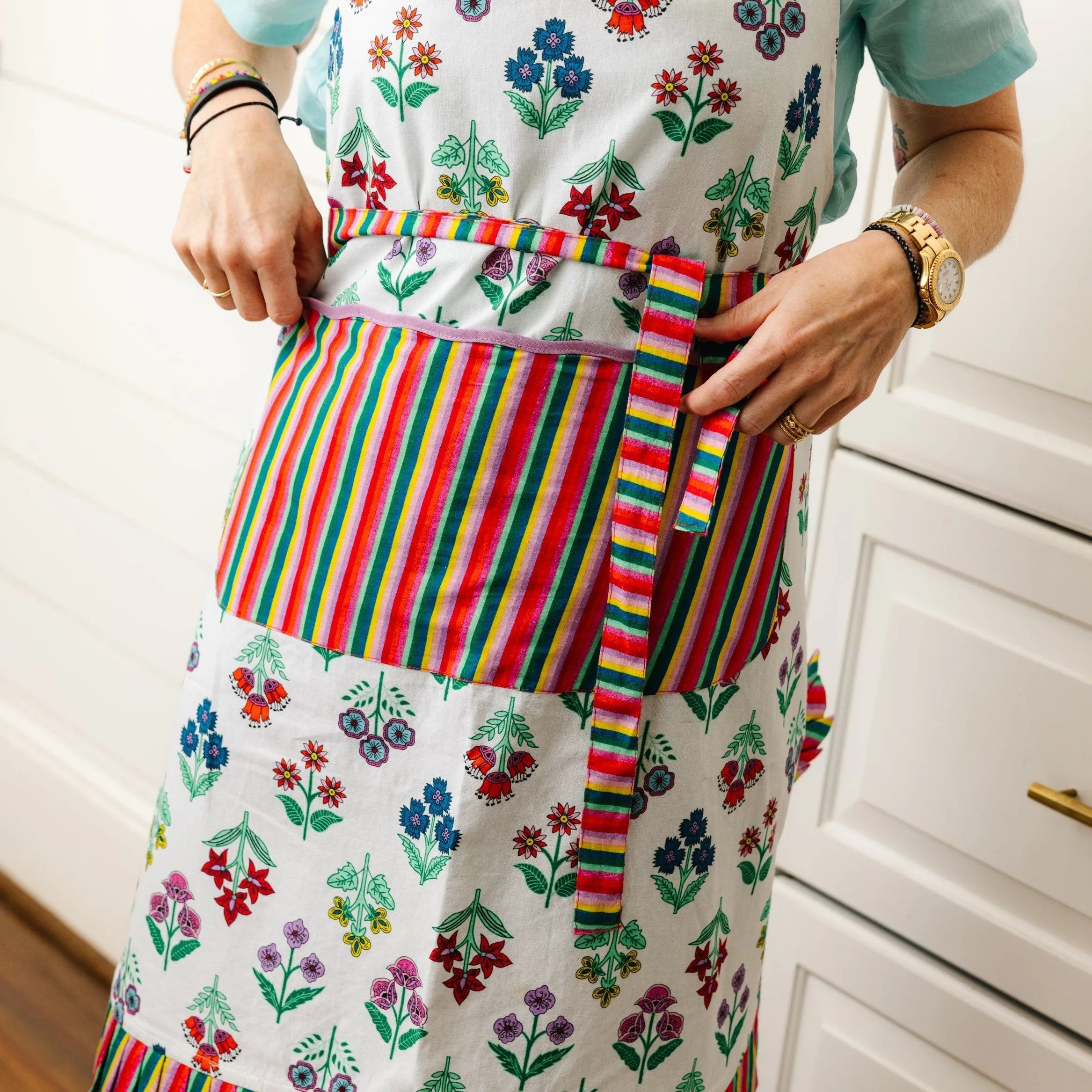 Santini Blockprint Apron