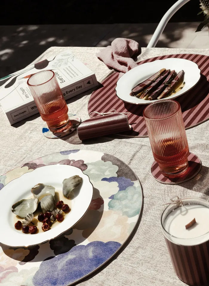 Cherry Placemat | Sunset Soiree by Lainy Hedaya