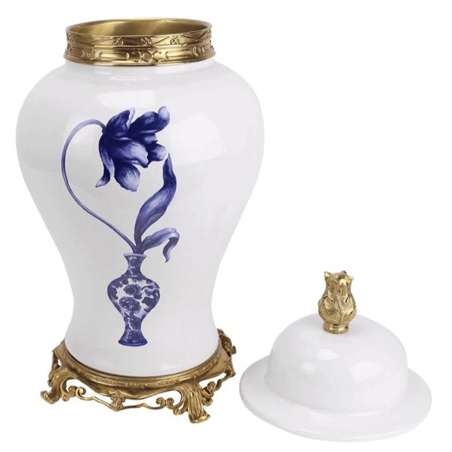 TULIP ORMOLU GINGER JAR