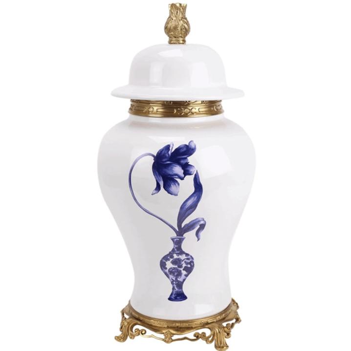 TULIP ORMOLU GINGER JAR