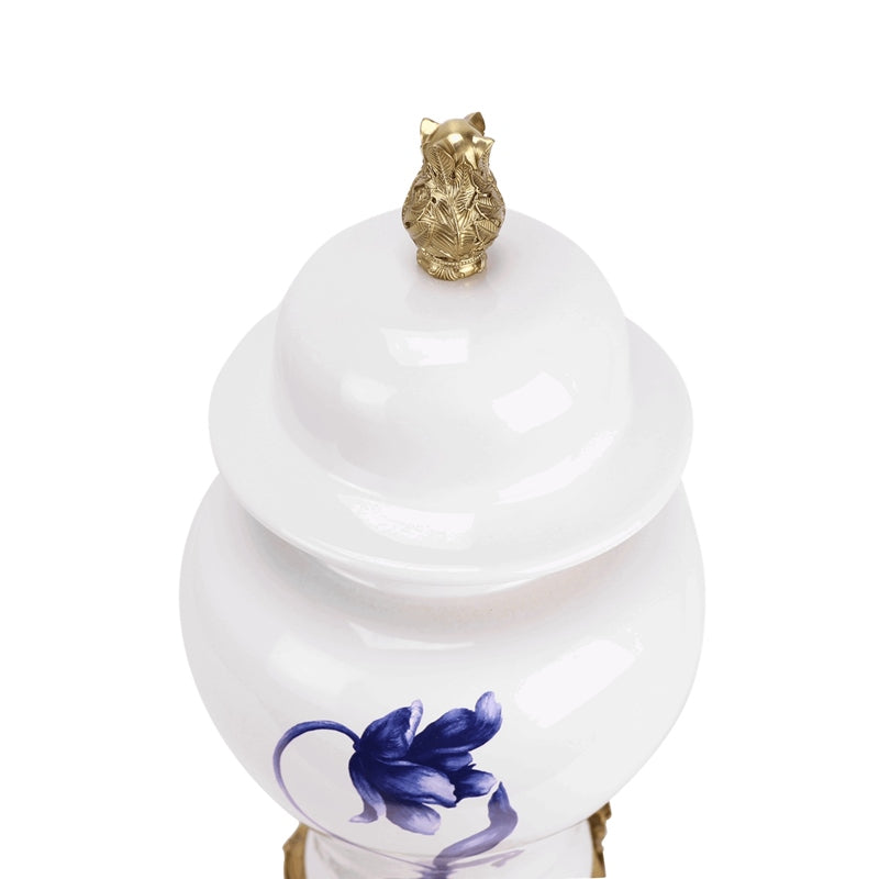 TULIP ORMOLU GINGER JAR