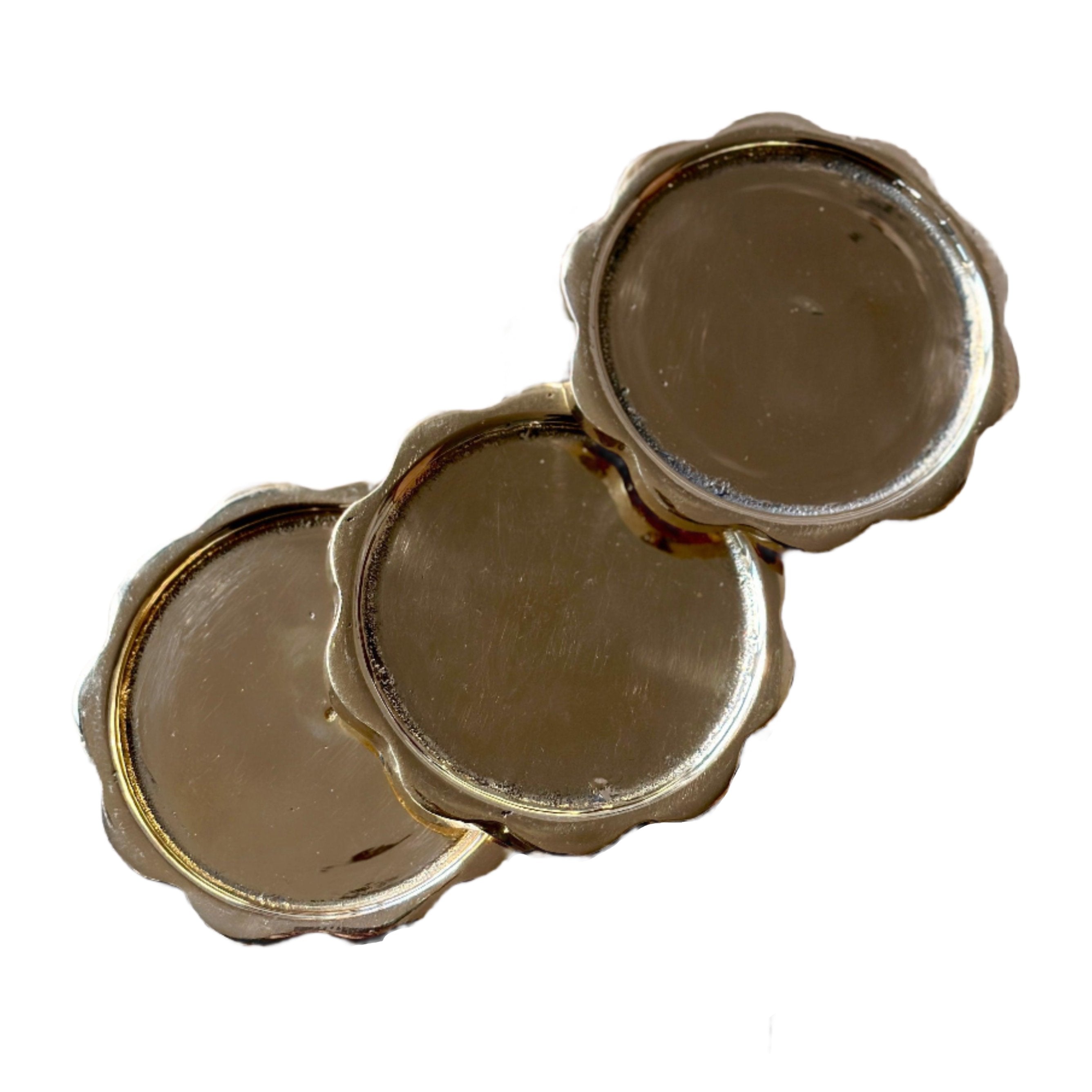 Anastasio Home Sun Coaster Set in Brass