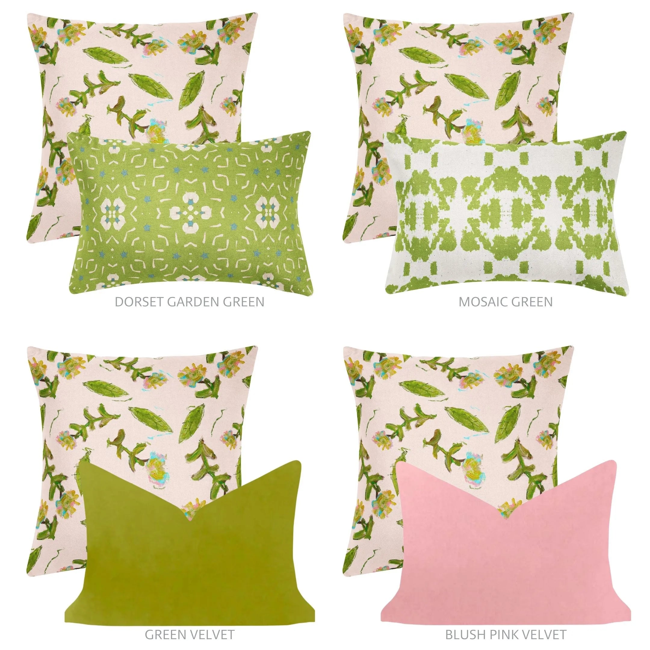 Flor Rosa 22x22 Pillow