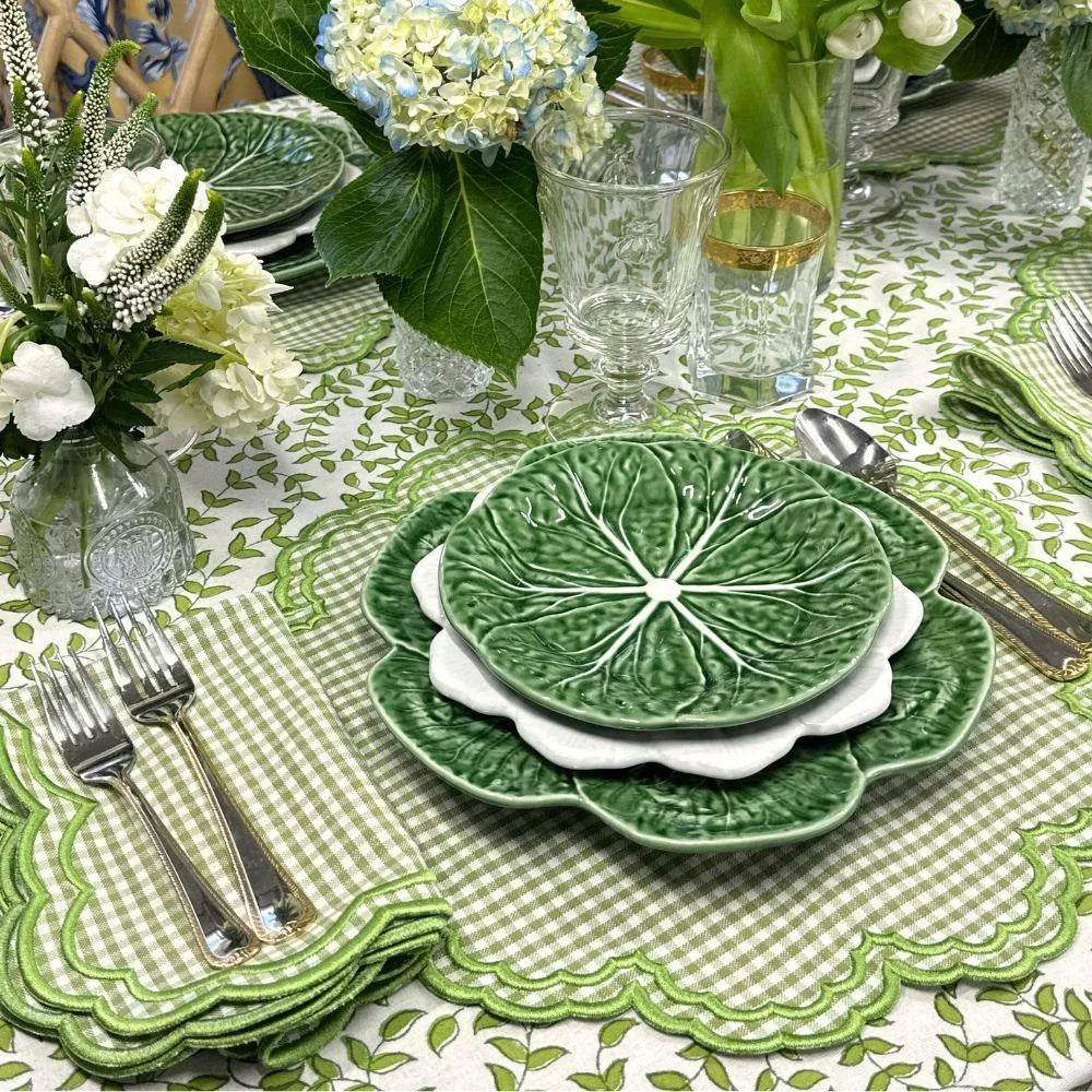 Flying Sheep Country Green Leaves - Tablecloth